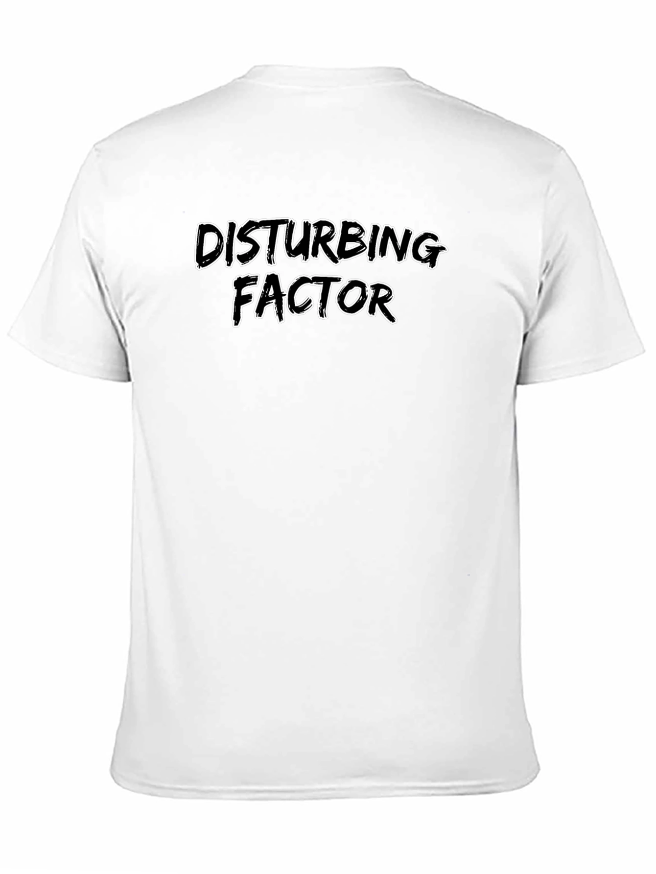 Disturbing Factor Black Graphic Tee