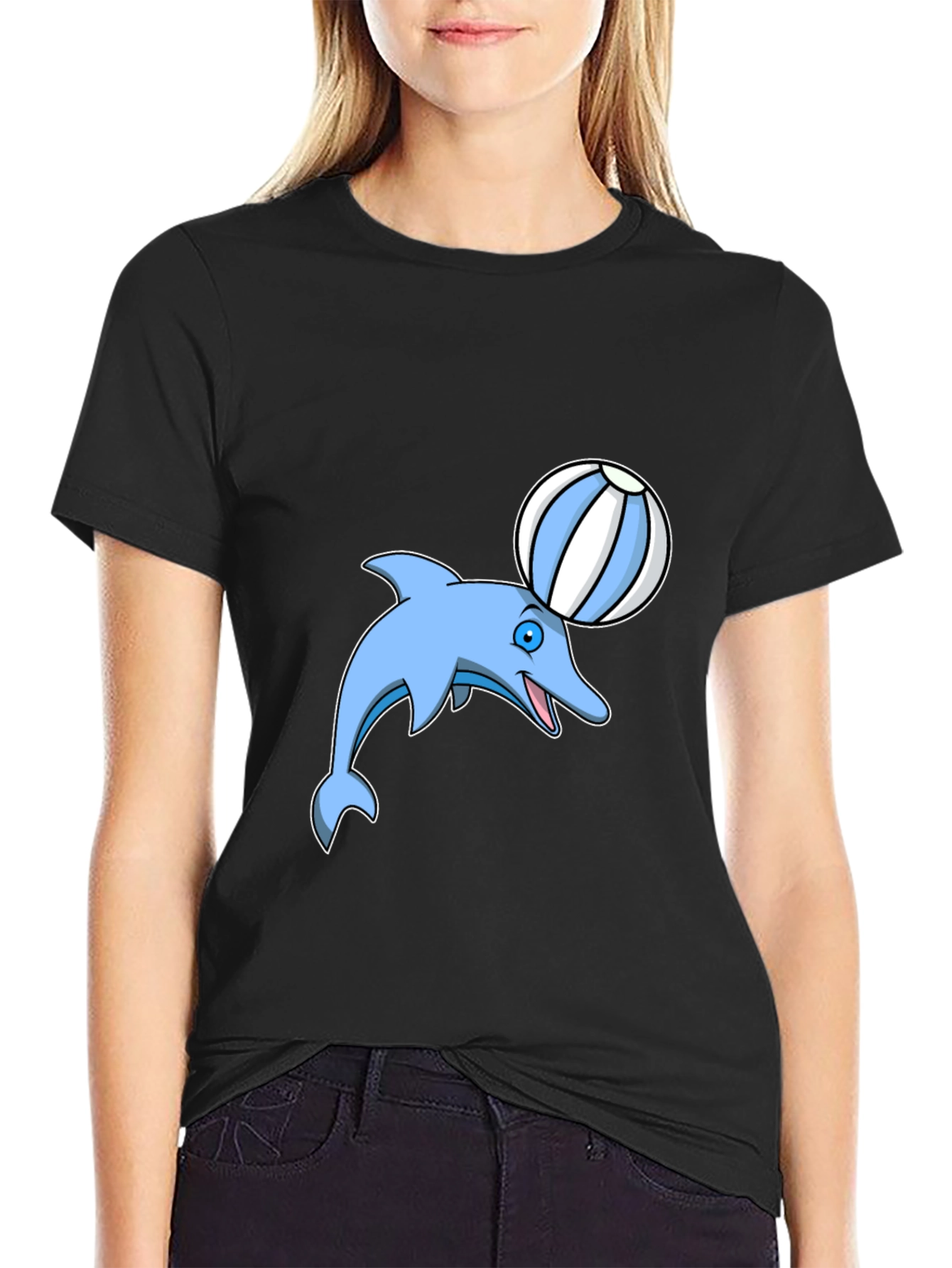 Dolphin Ball T-Shirt - Fun Design