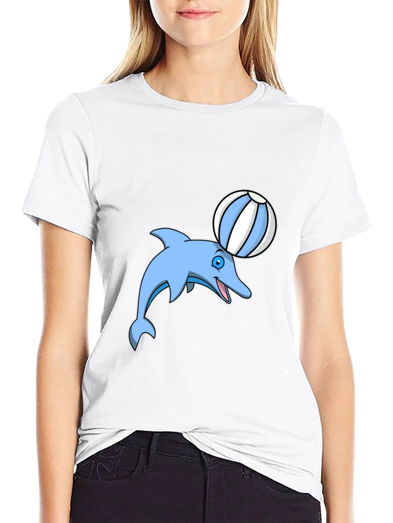 Dolphin Ball T-Shirt - Fun Design