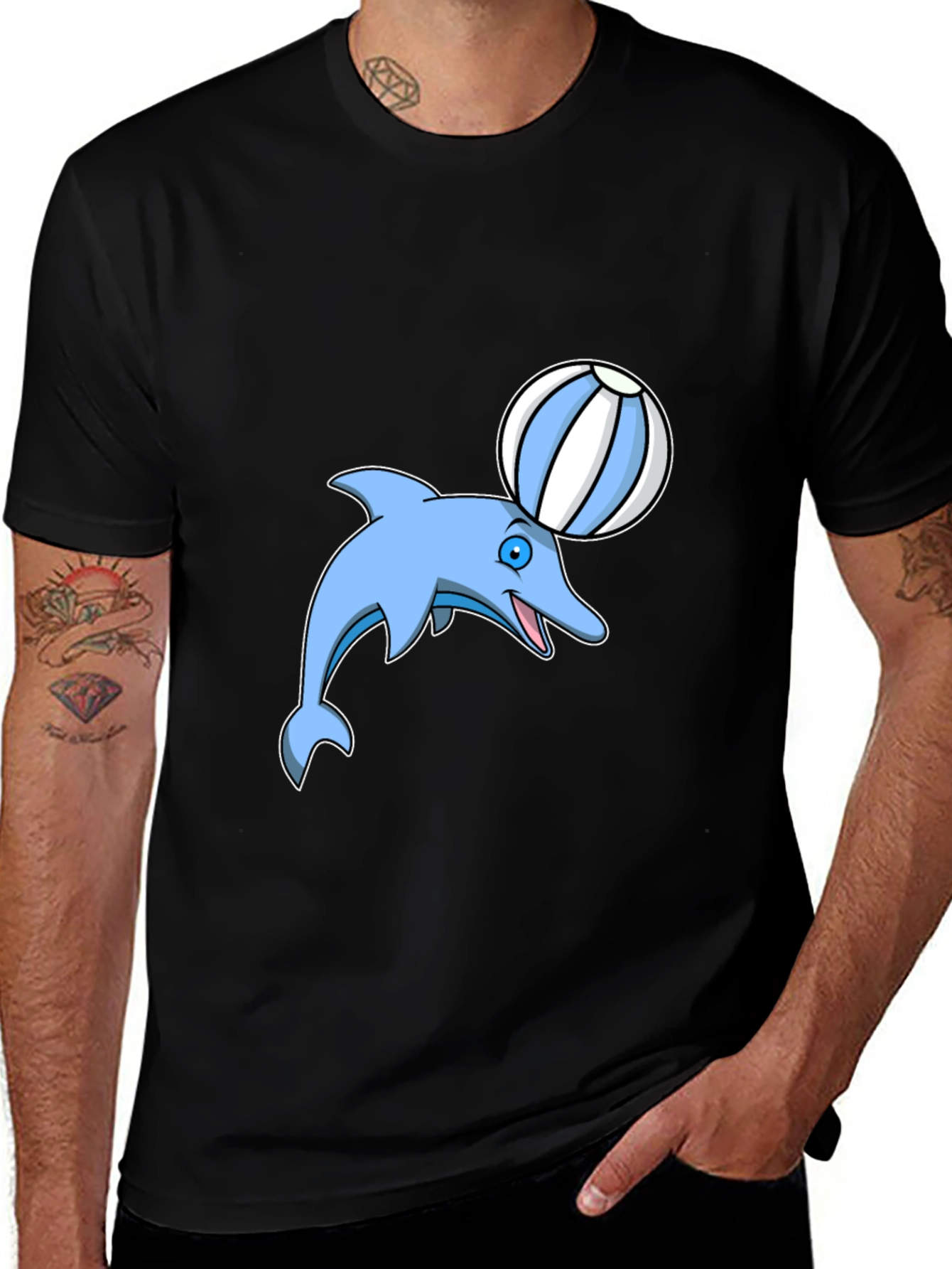 Dolphin Ball T-Shirt - Fun Design