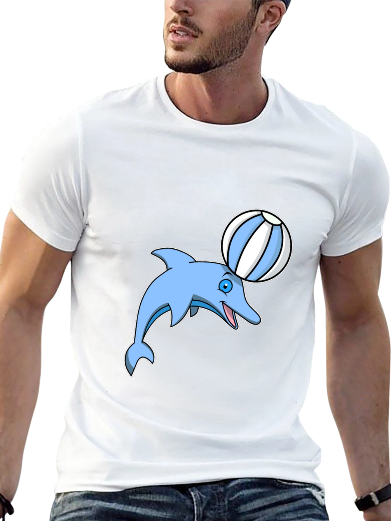 Dolphin Ball T-Shirt - Fun Design