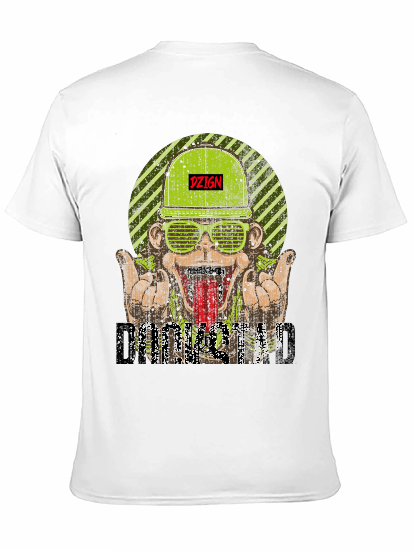 DZIGN Rocksta Graphic Tee - Black