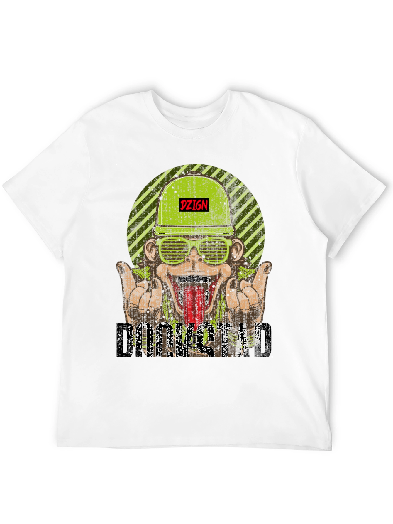 DZIGN Rocksta Graphic Tee - Black