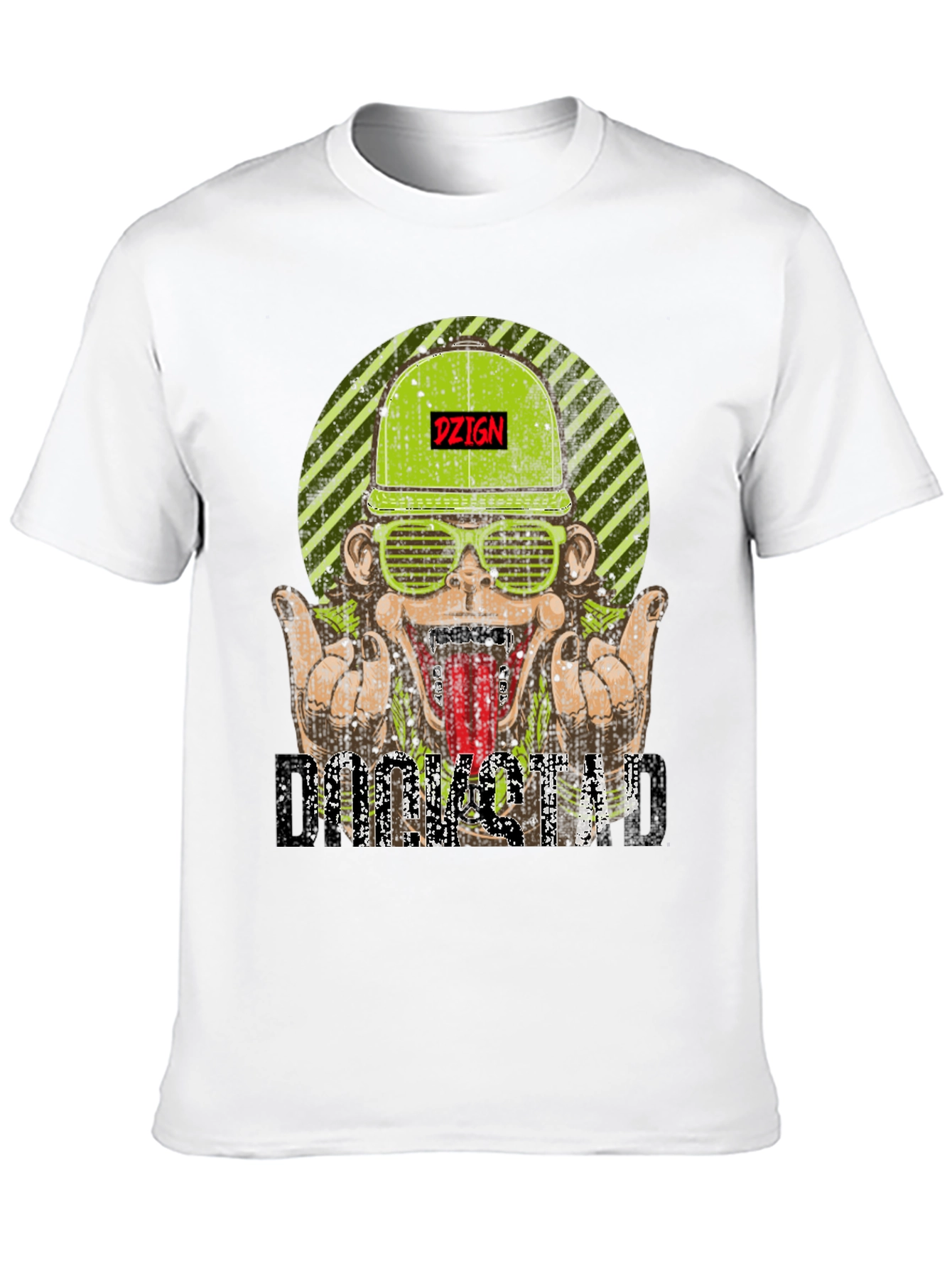 DZIGN Rocksta Graphic Tee - Black