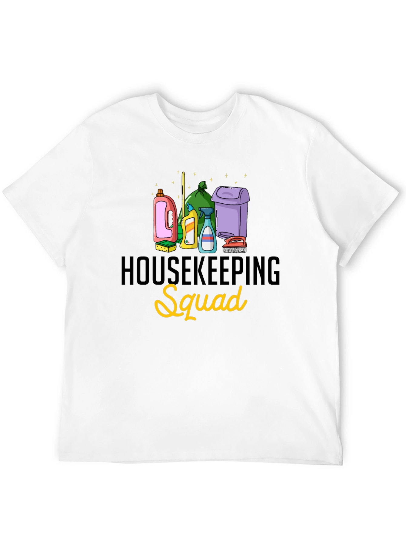 Housekeeping Squad Black T-Shirt