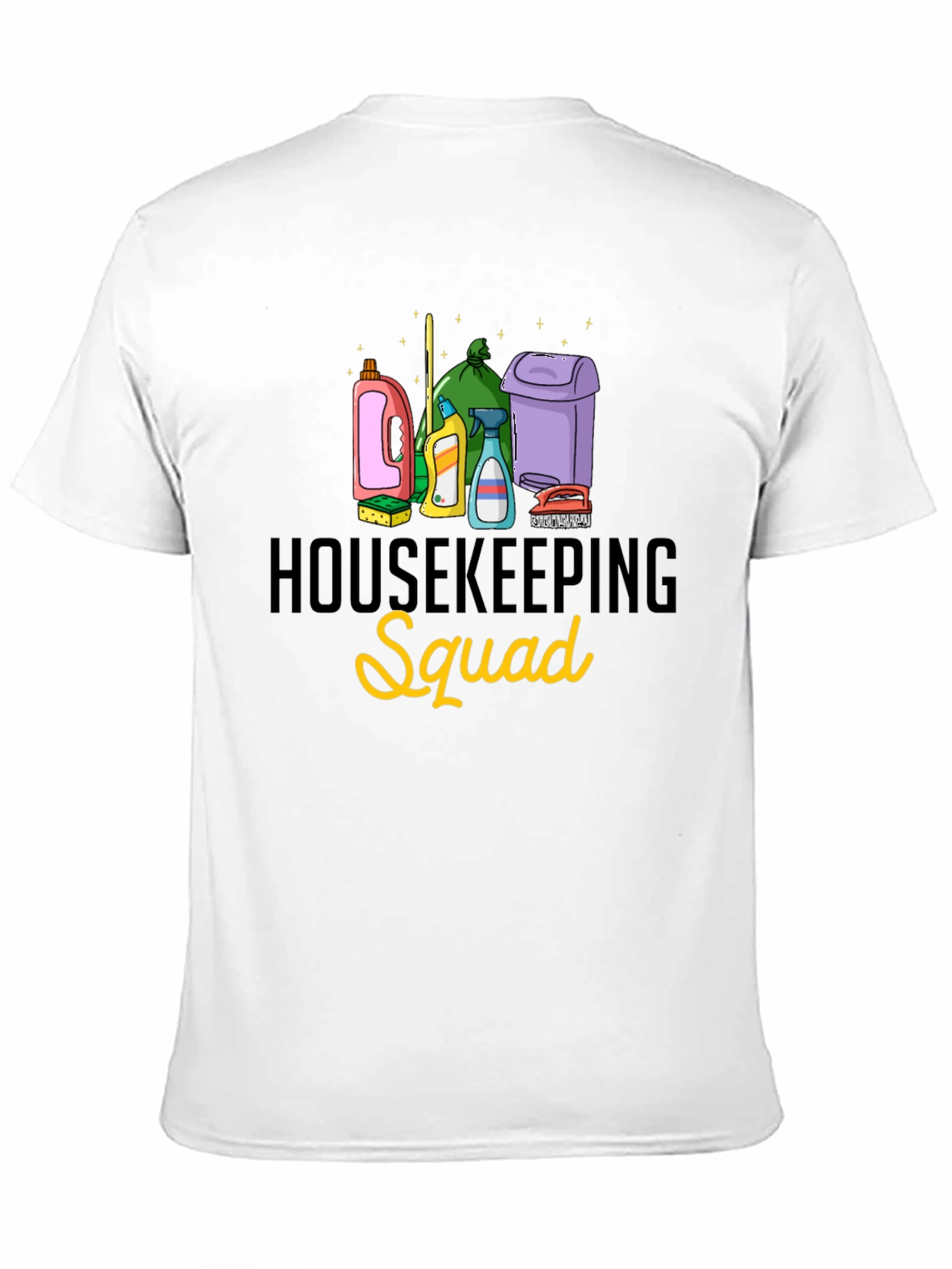 Housekeeping Squad Black T-Shirt