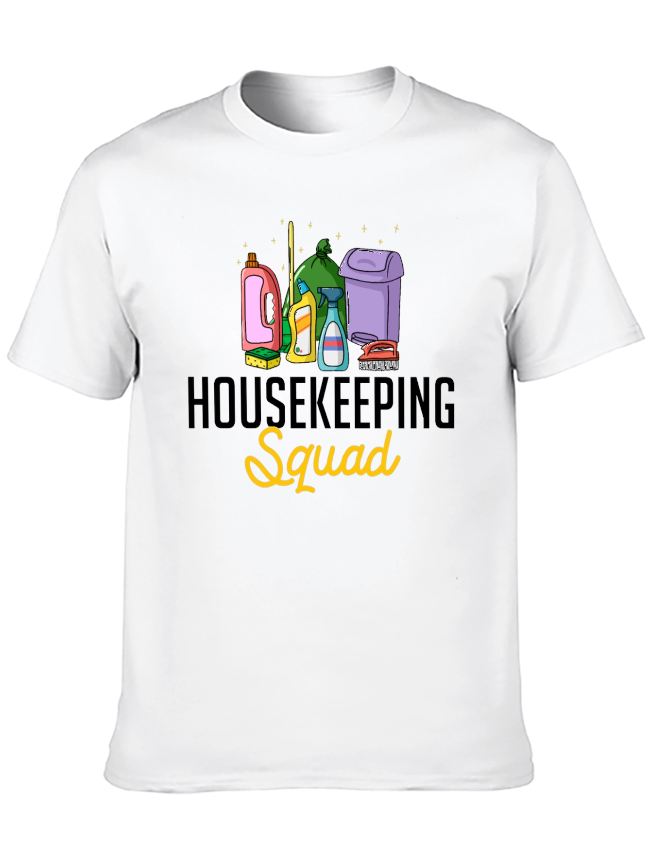Housekeeping Squad Black T-Shirt