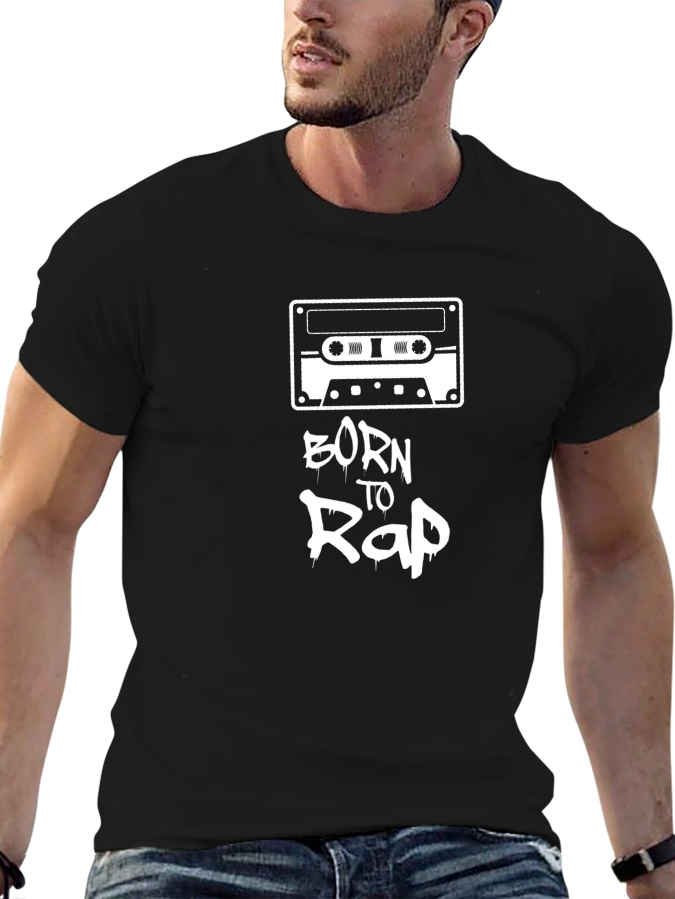 Born to Rap Black T-Shirt