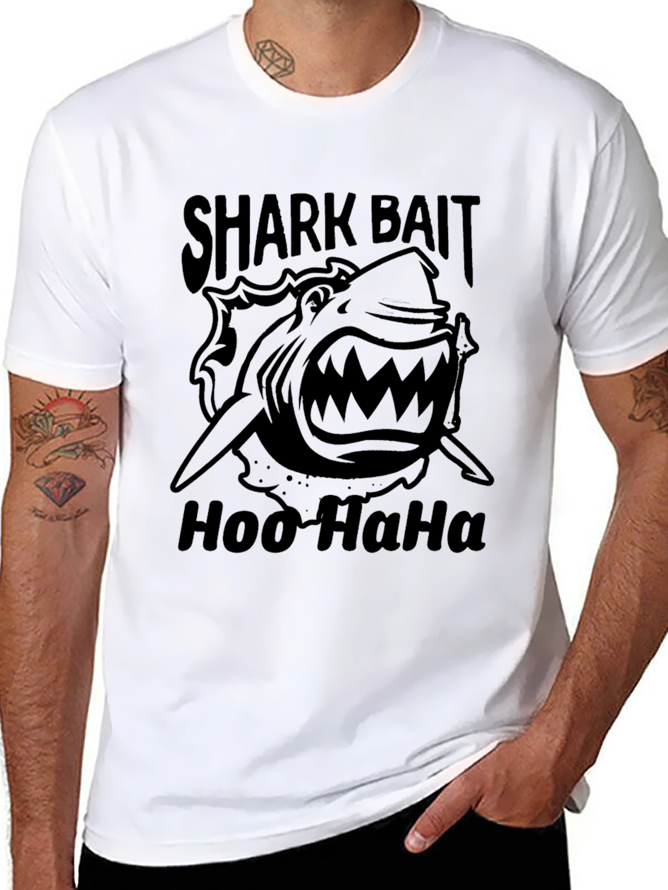Shark Bait Hoo Haha Graphic T-Shirt