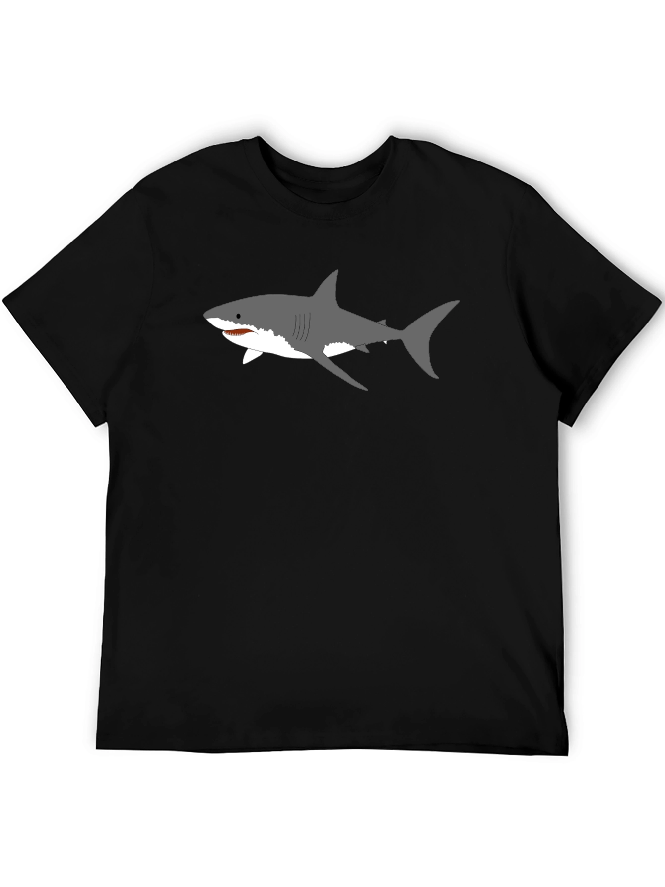 Shark Graphic Black T-Shirt - Cool Design