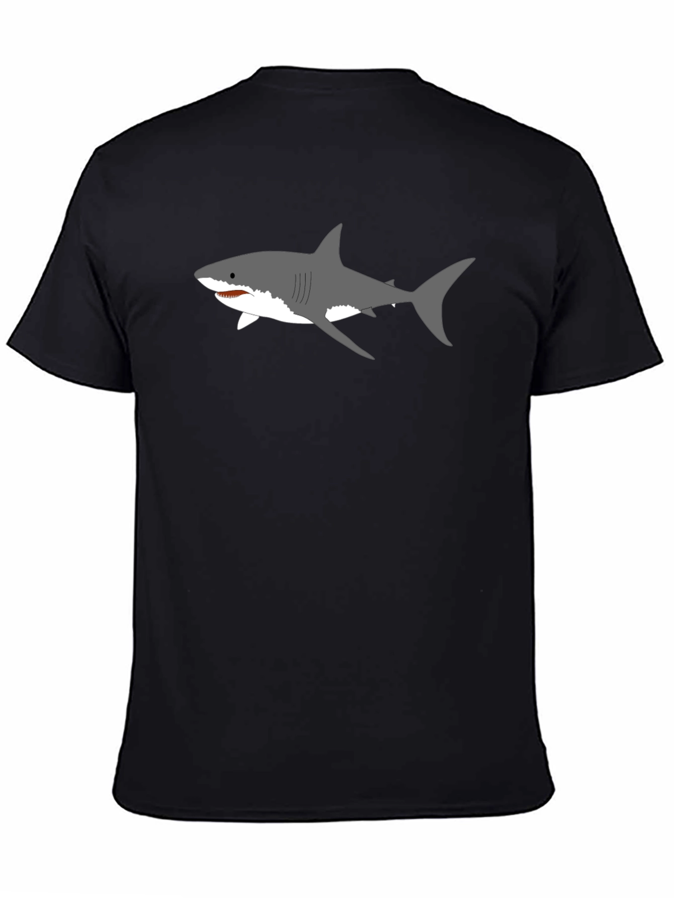 Shark Graphic Black T-Shirt - Cool Design