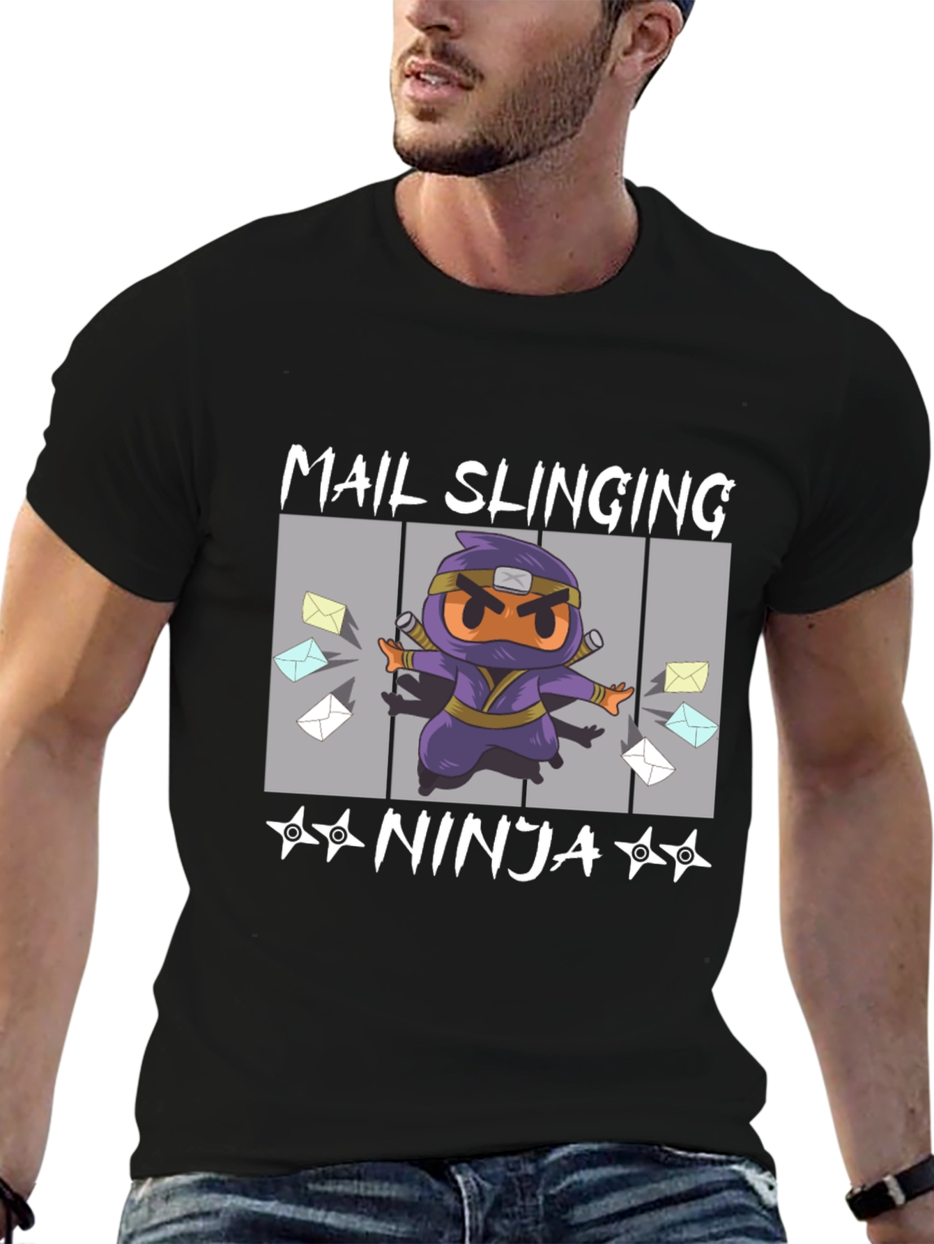 Mail Slinging Ninja T-Shirt