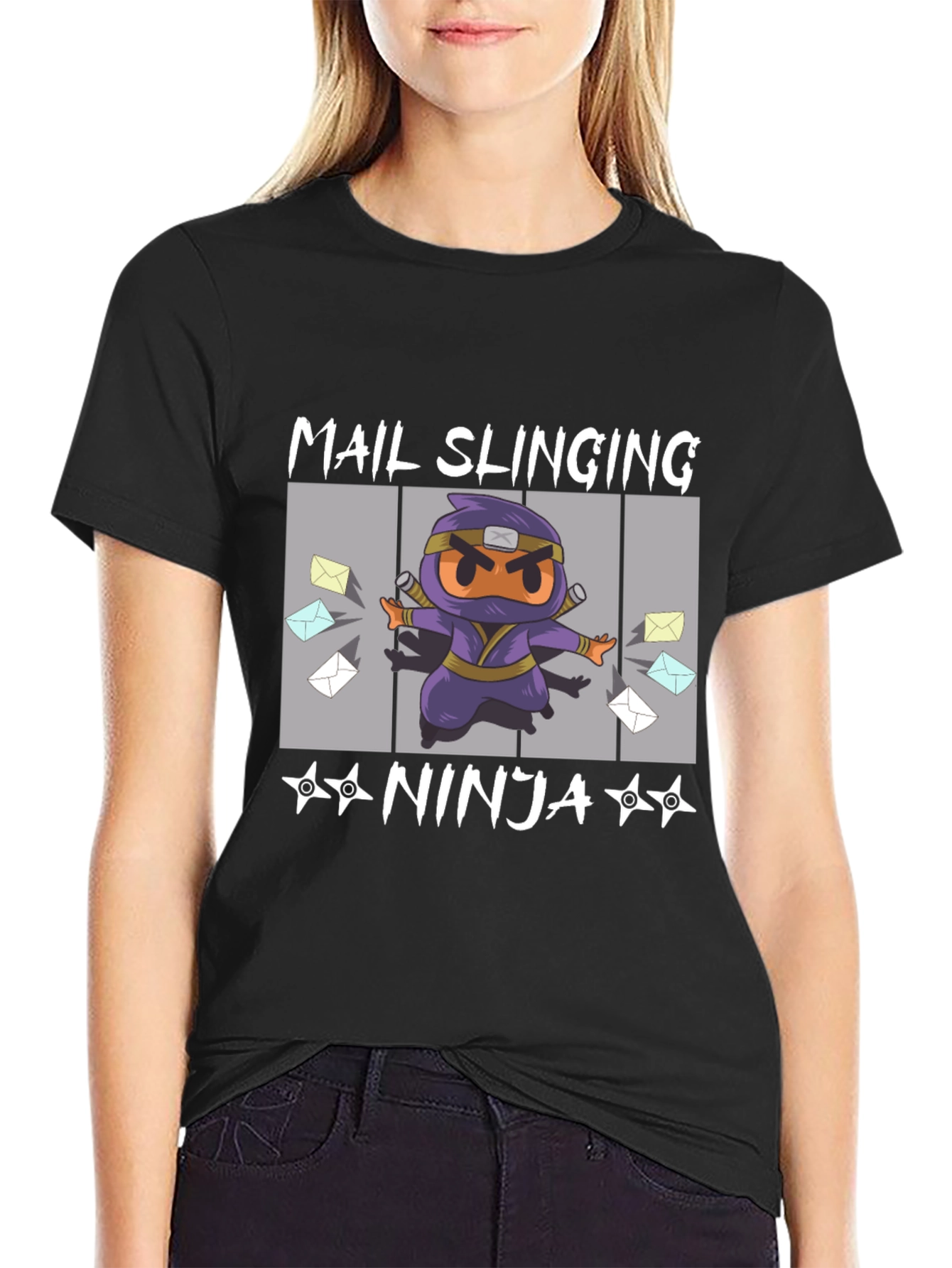 Mail Slinging Ninja T-Shirt