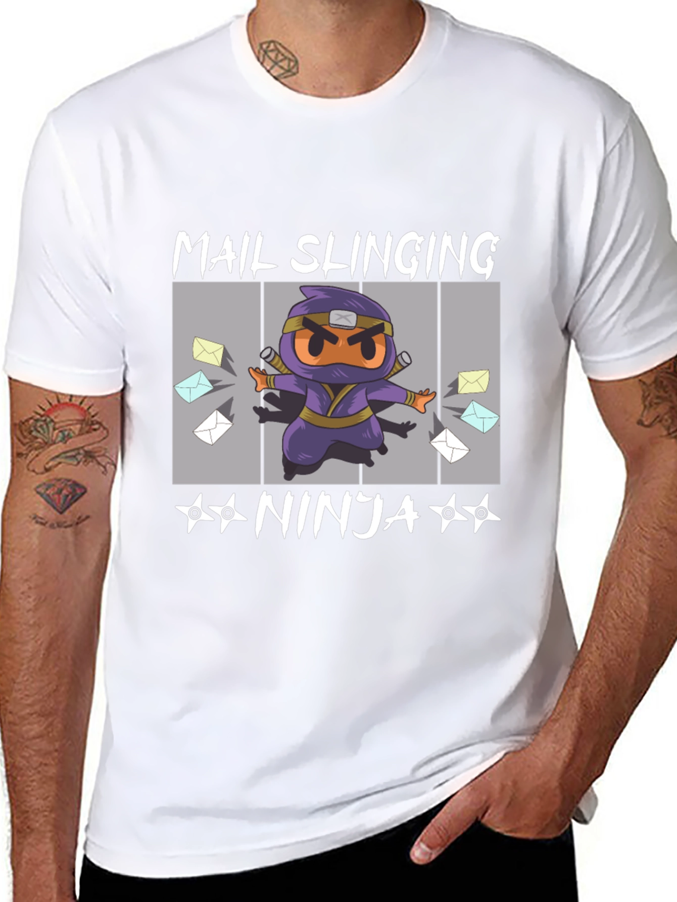 Mail Slinging Ninja T-Shirt