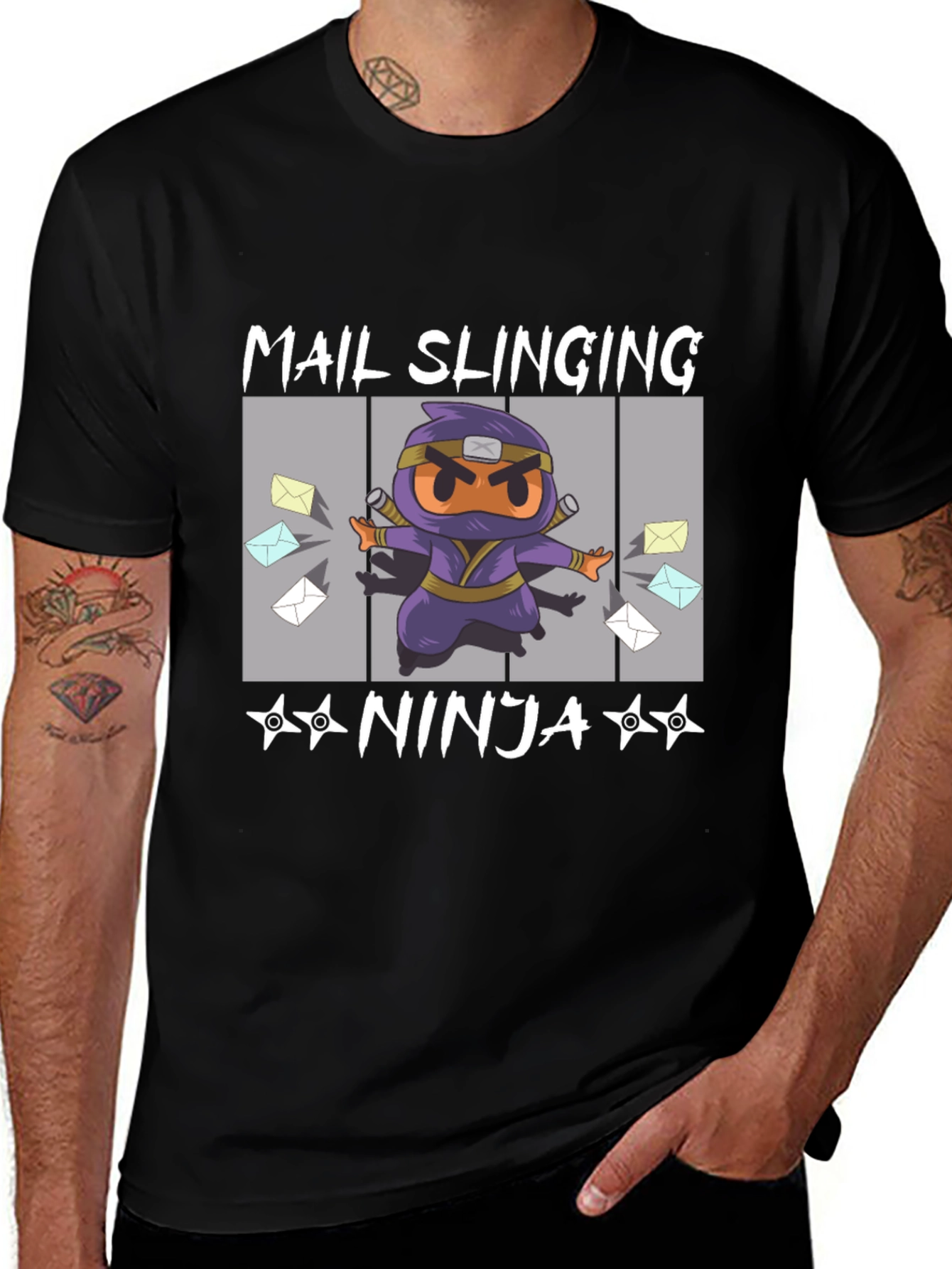 Mail Slinging Ninja T-Shirt