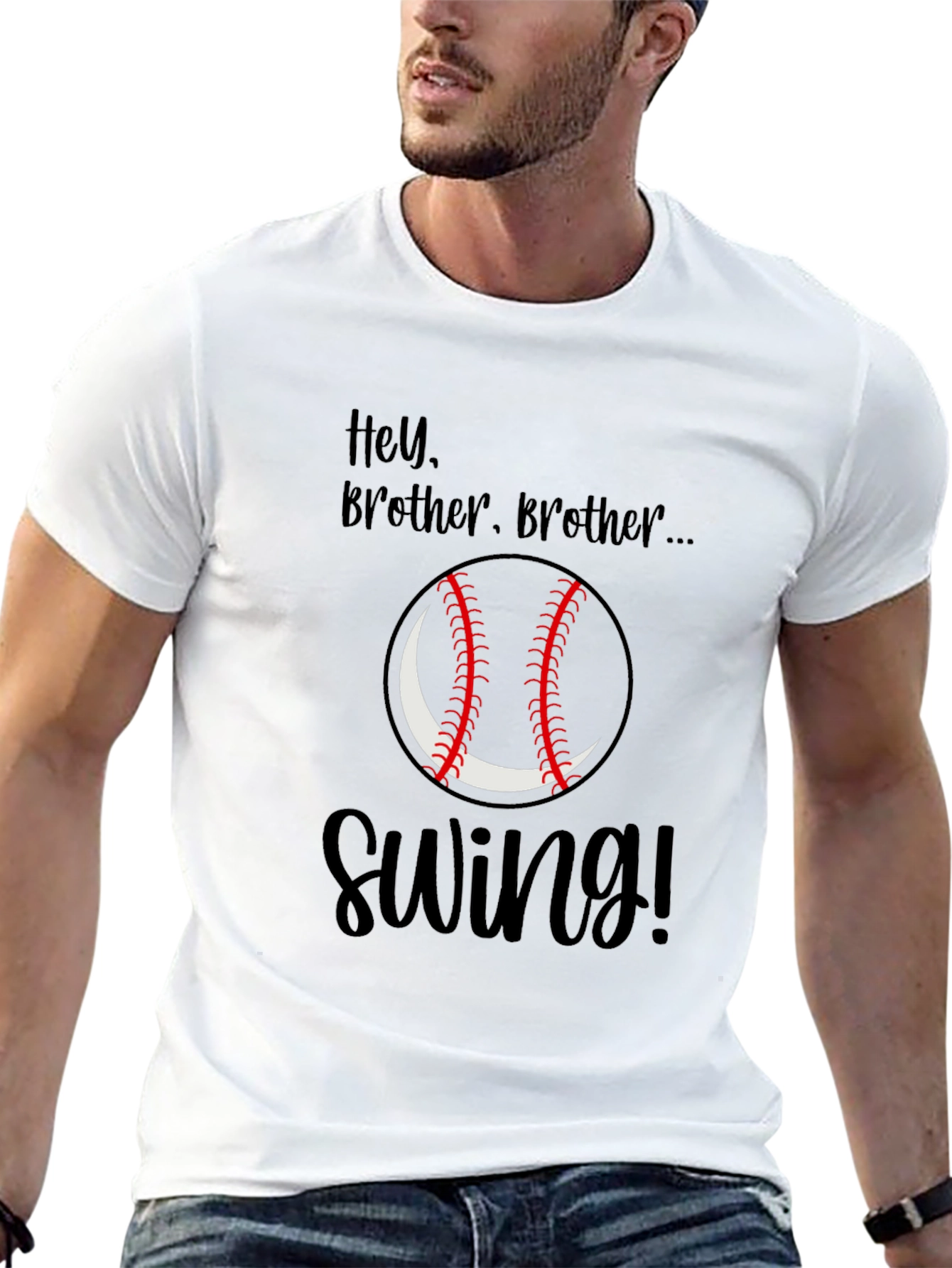 Hey Brother Baseball T-Shirt