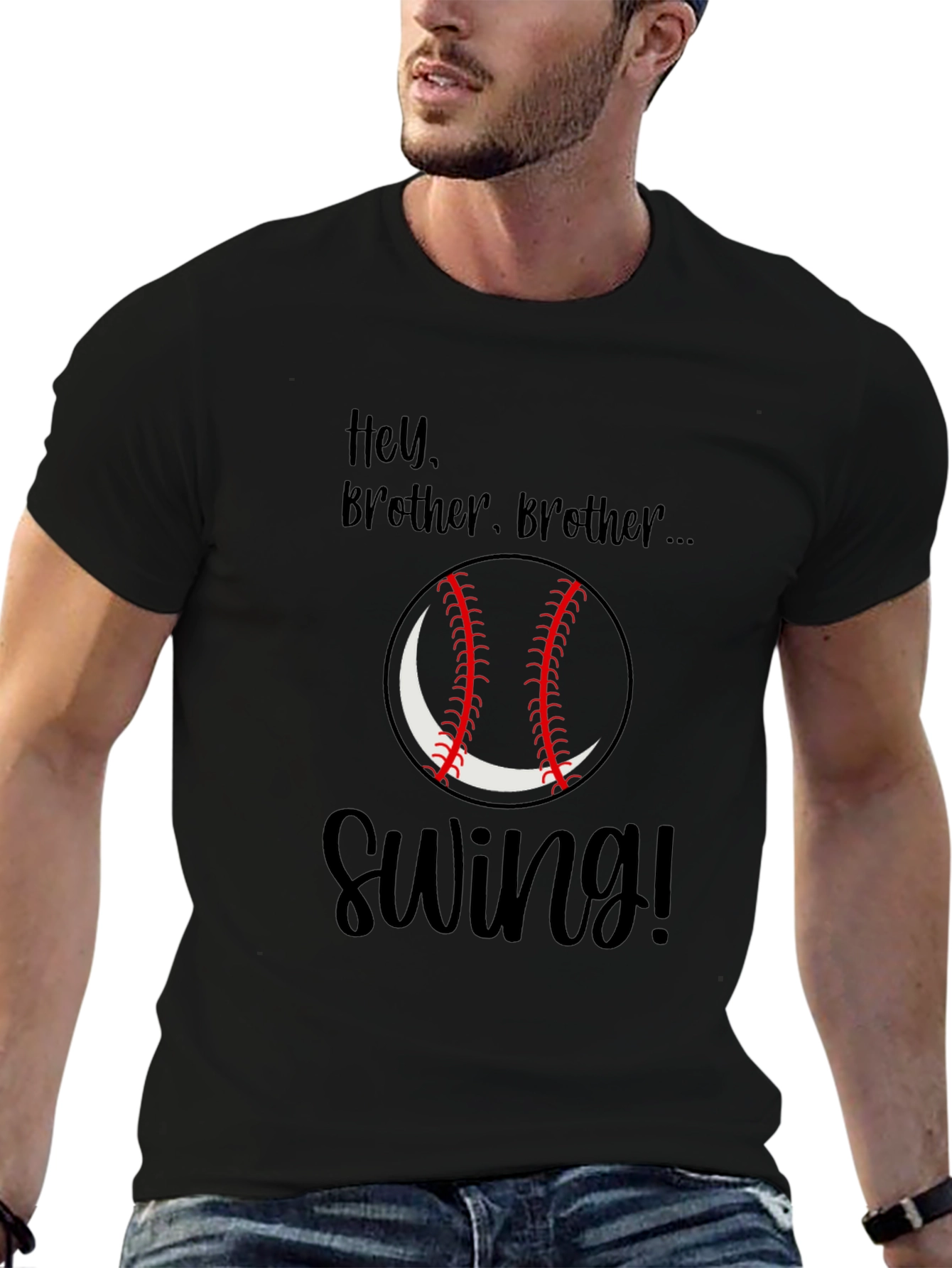 Hey Brother Baseball T-Shirt