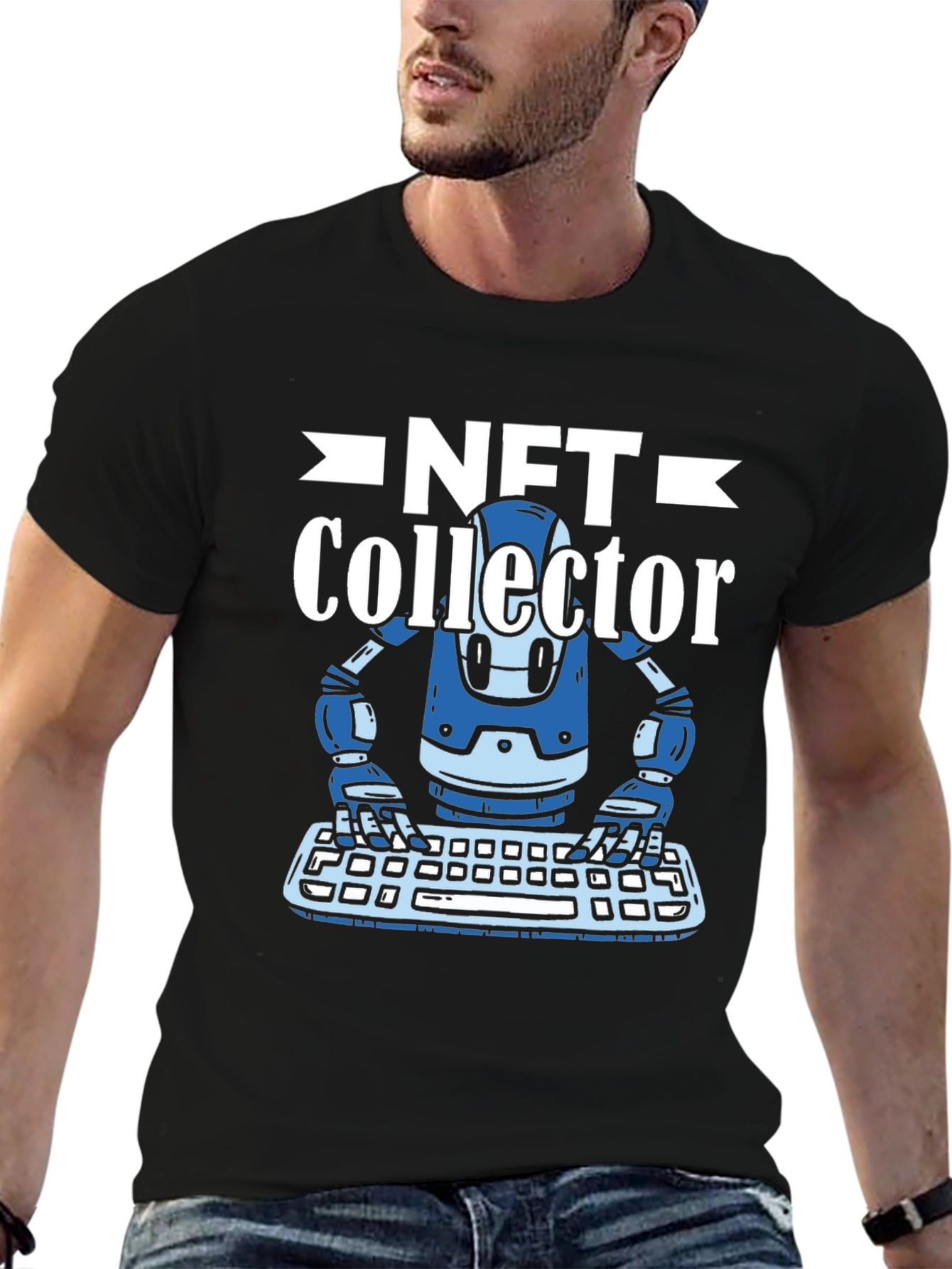 NFT Collector T-Shirt - Crypto Robot Design