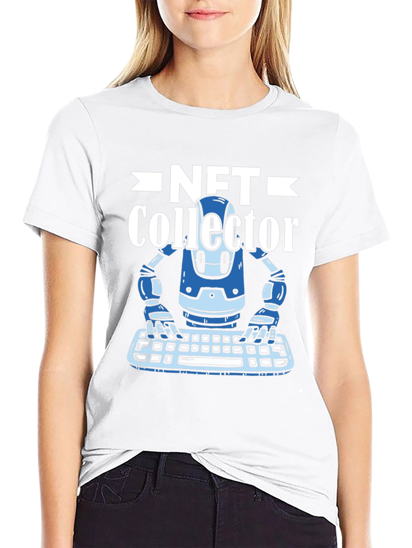 NFT Collector T-Shirt - Crypto Robot Design