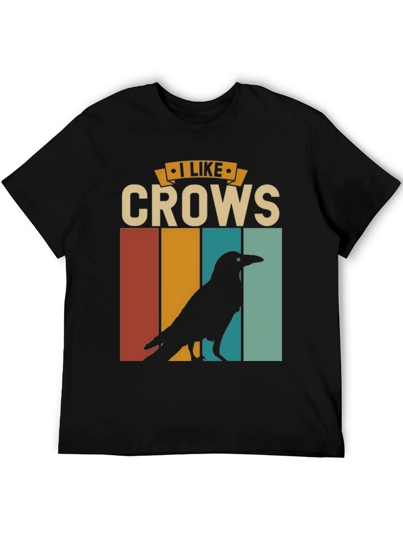 I Like Crows Retro Graphic Tee