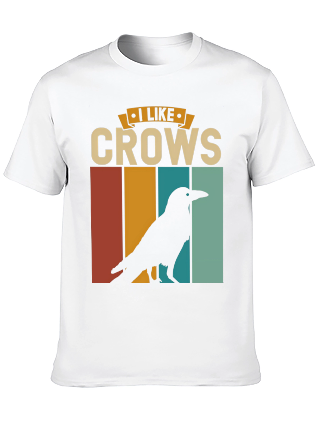 I Like Crows Retro Graphic Tee
