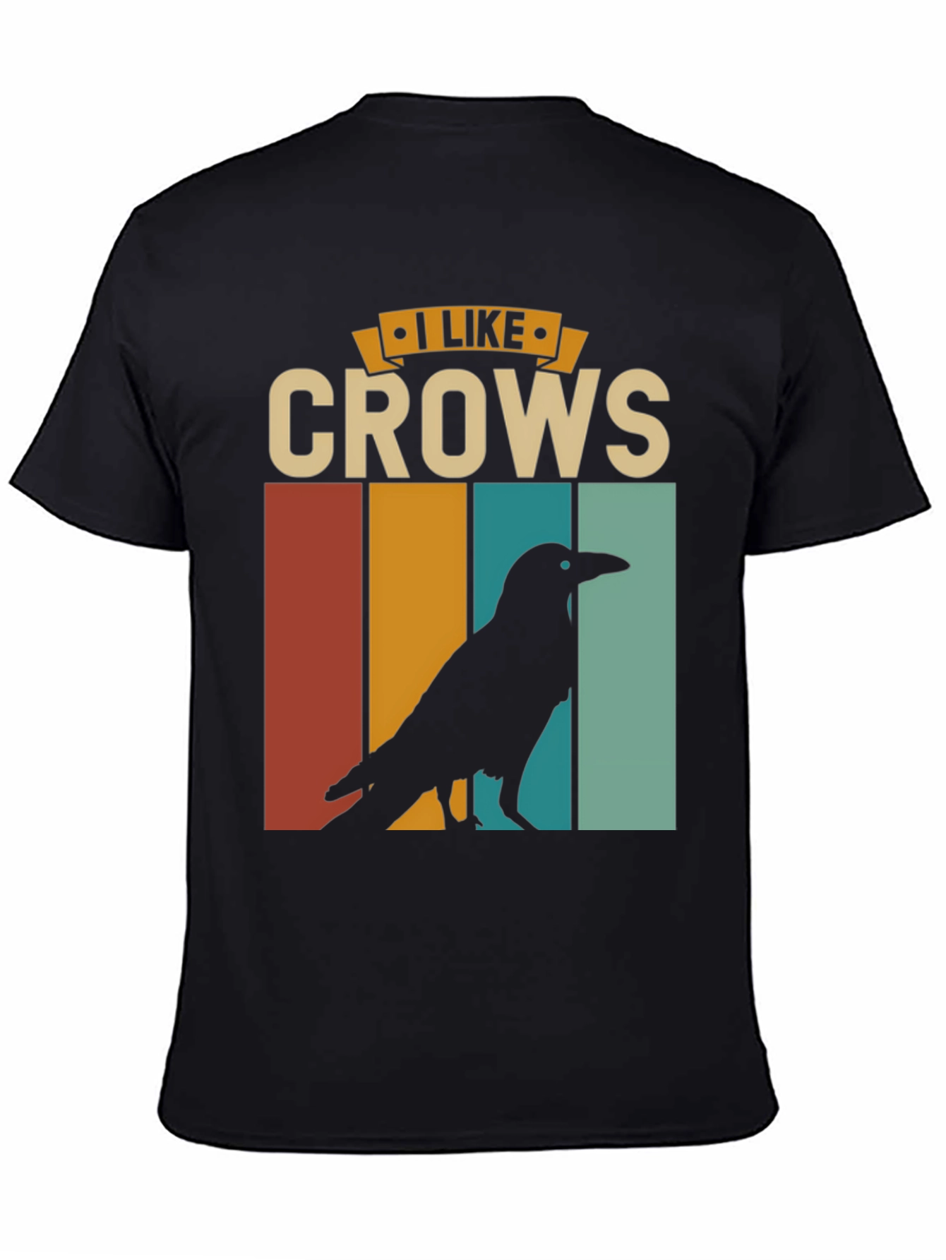I Like Crows Retro Graphic Tee