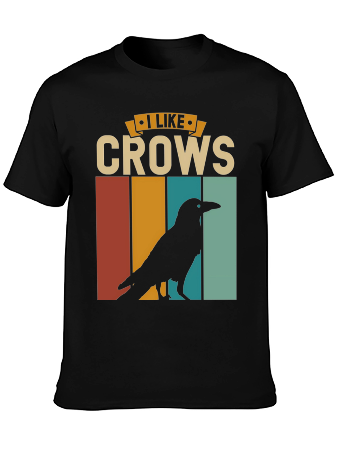 I Like Crows Retro Graphic Tee