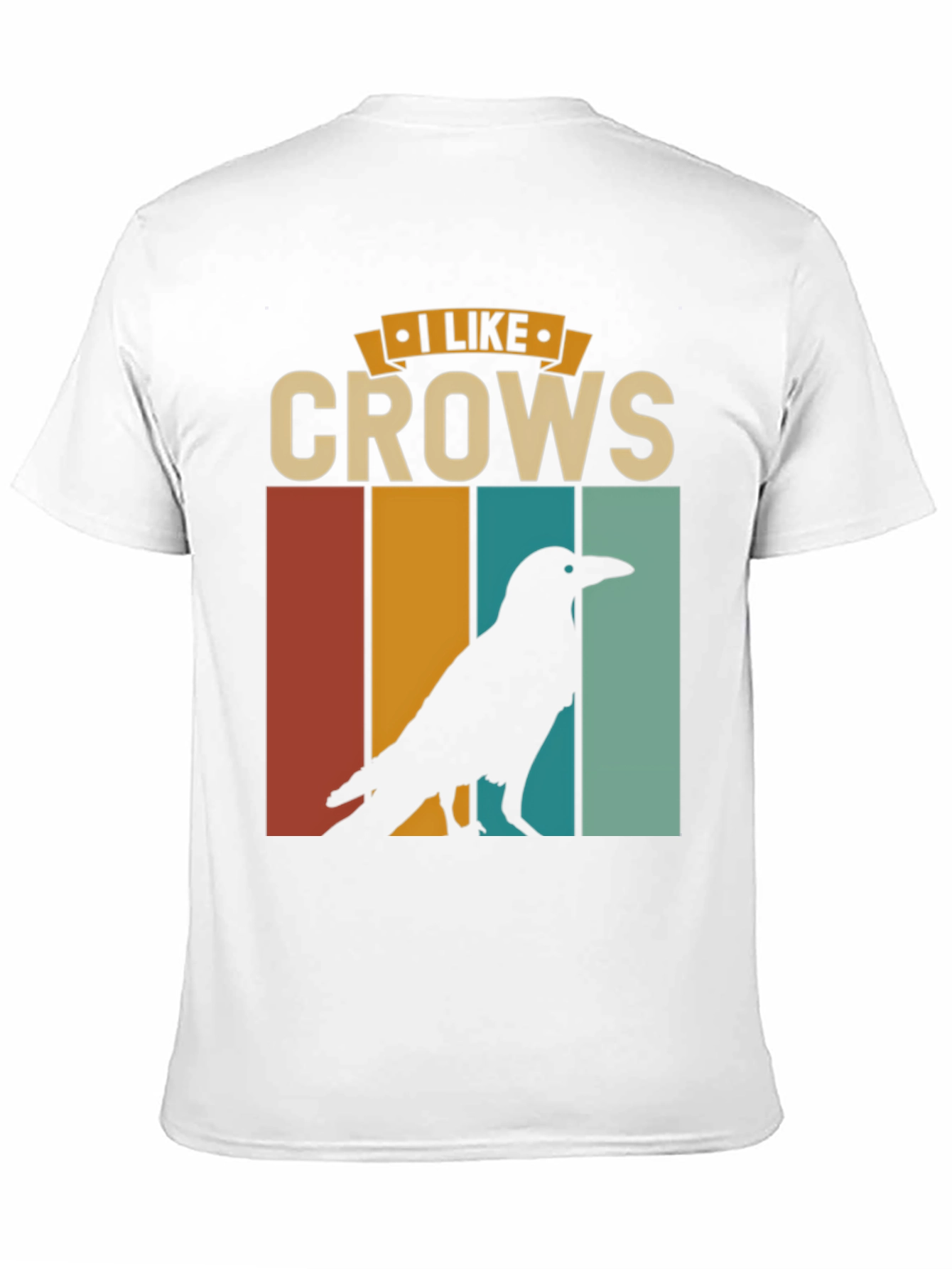 I Like Crows Retro Graphic Tee
