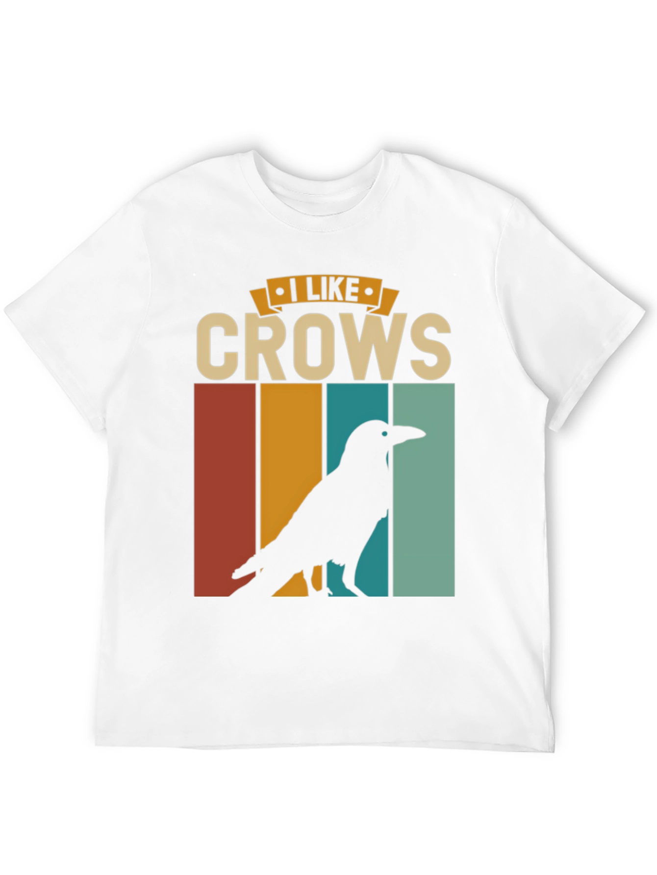 I Like Crows Retro Graphic Tee
