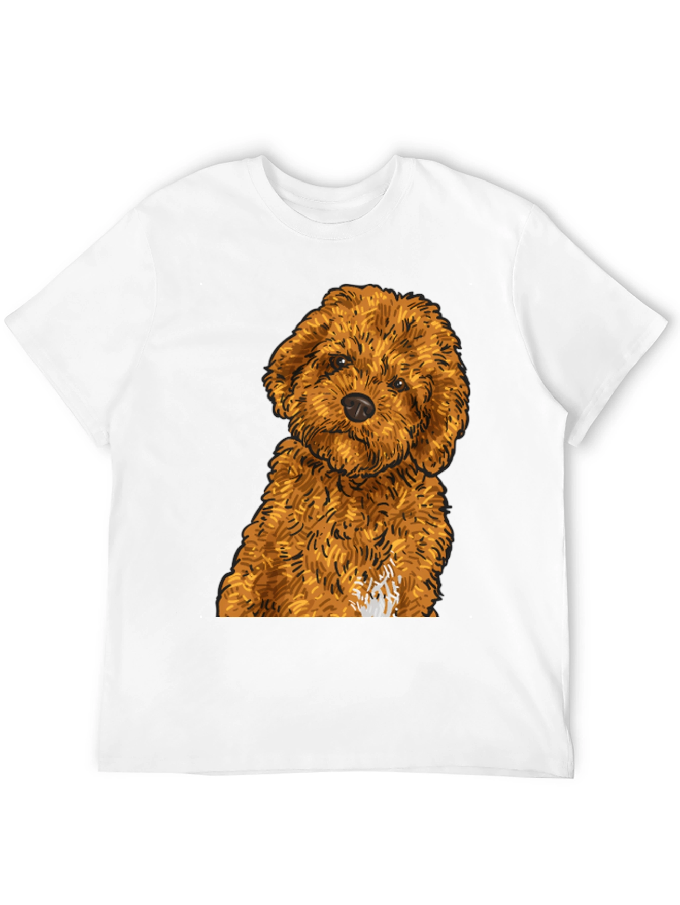 Cute Dog Graphic Tee - Unisex Black T-Shirt