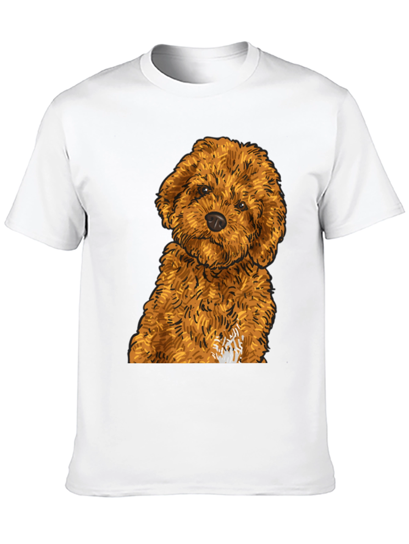 Cute Dog Graphic Tee - Unisex Black T-Shirt