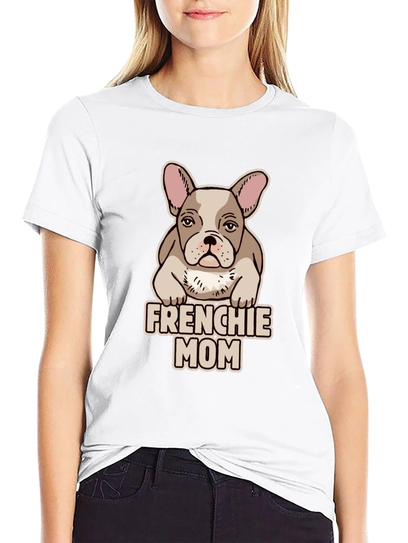 Frenchie Mom T-Shirt - Cute Bulldog Lover Tee