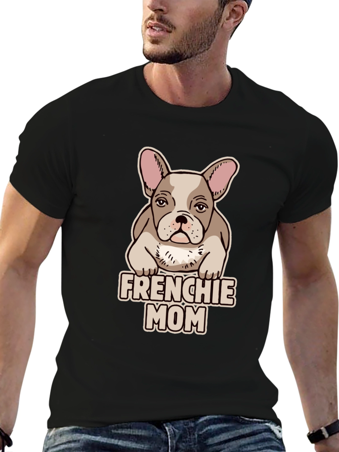 Frenchie Mom T-Shirt - Cute Bulldog Lover Tee