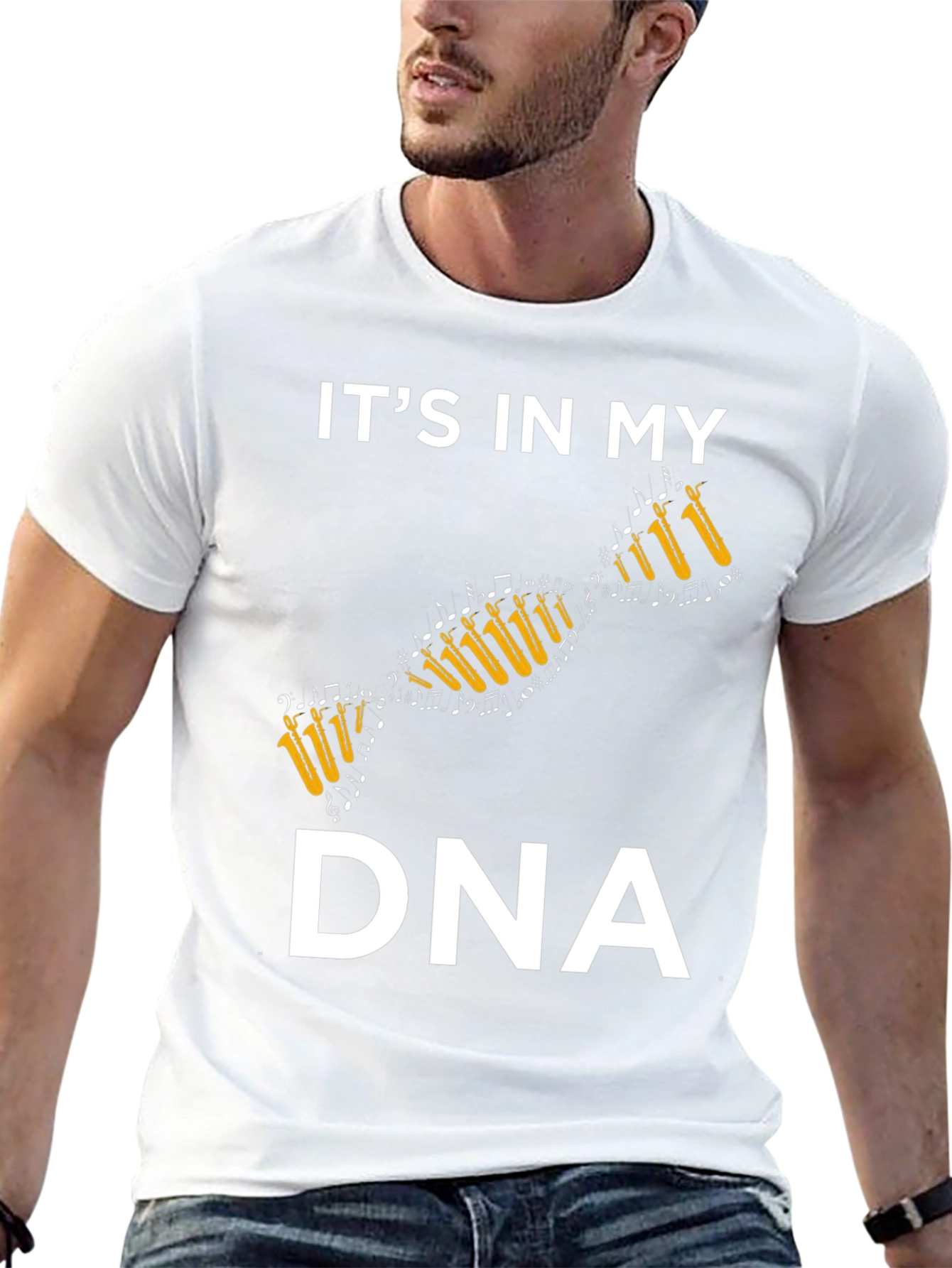 Its In My DNA Saxophone Music T-Shirt