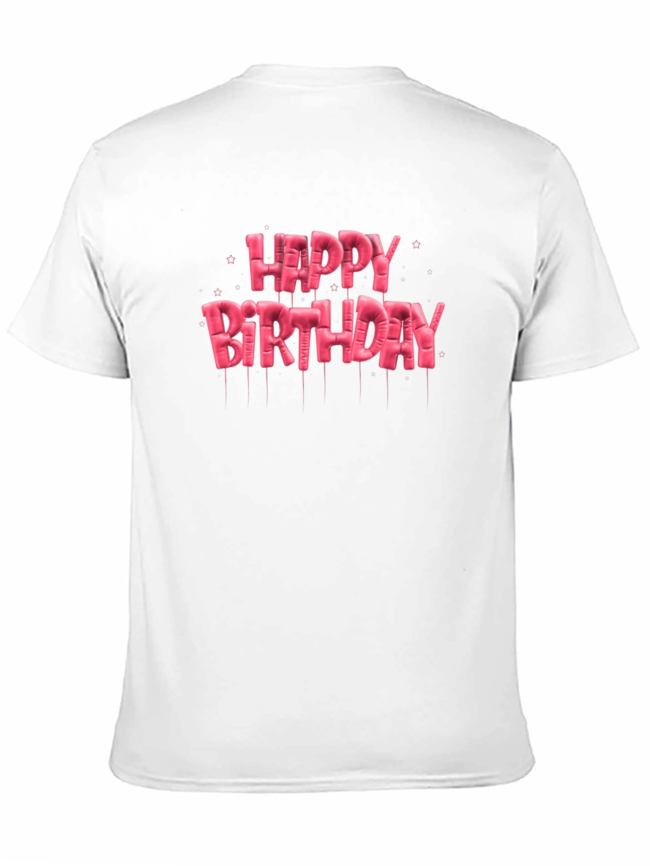 Happy Birthday Balloon Lettering T-Shirt