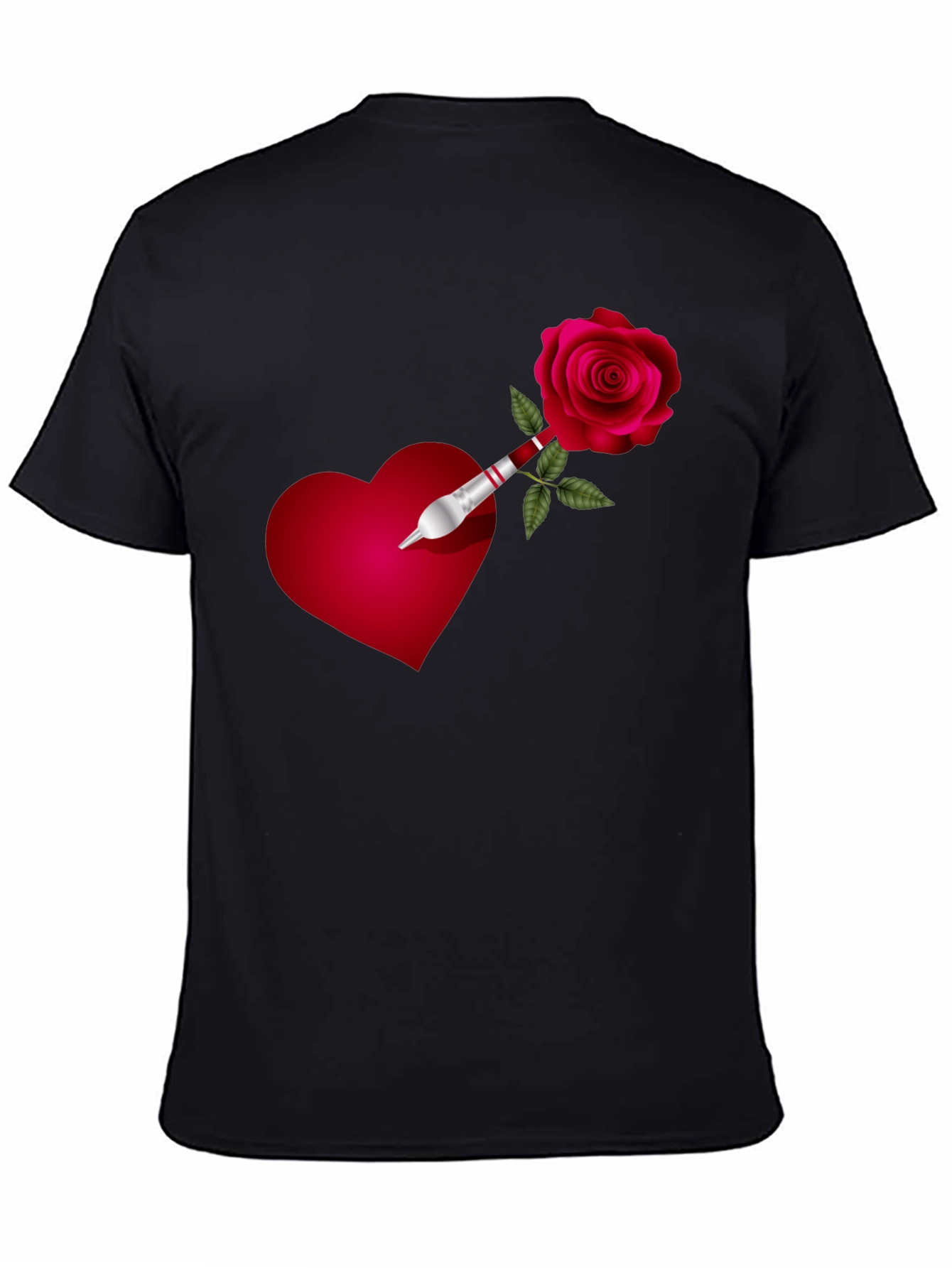 Heart & Rose Dart Graphic Tee