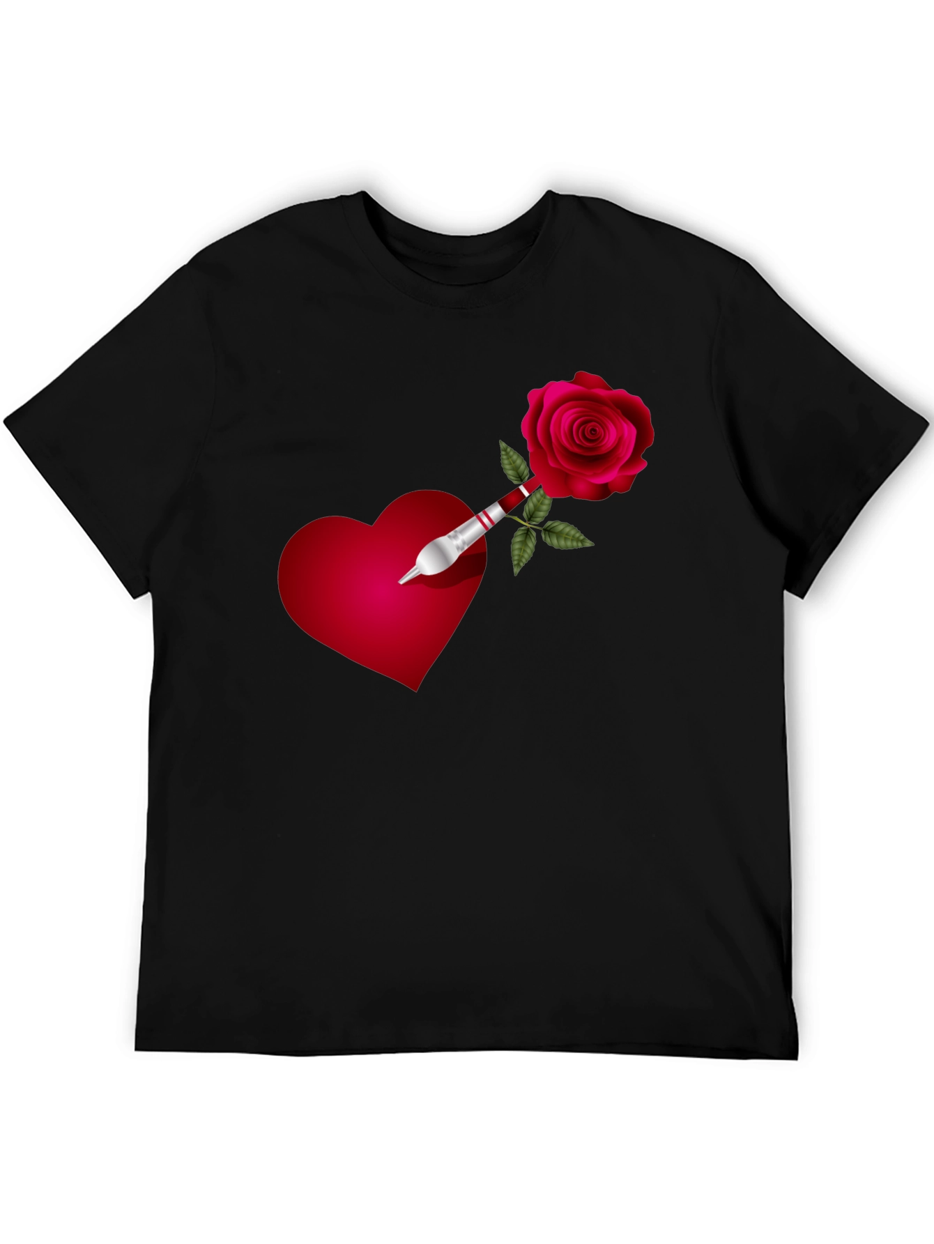 Heart & Rose Dart Graphic Tee