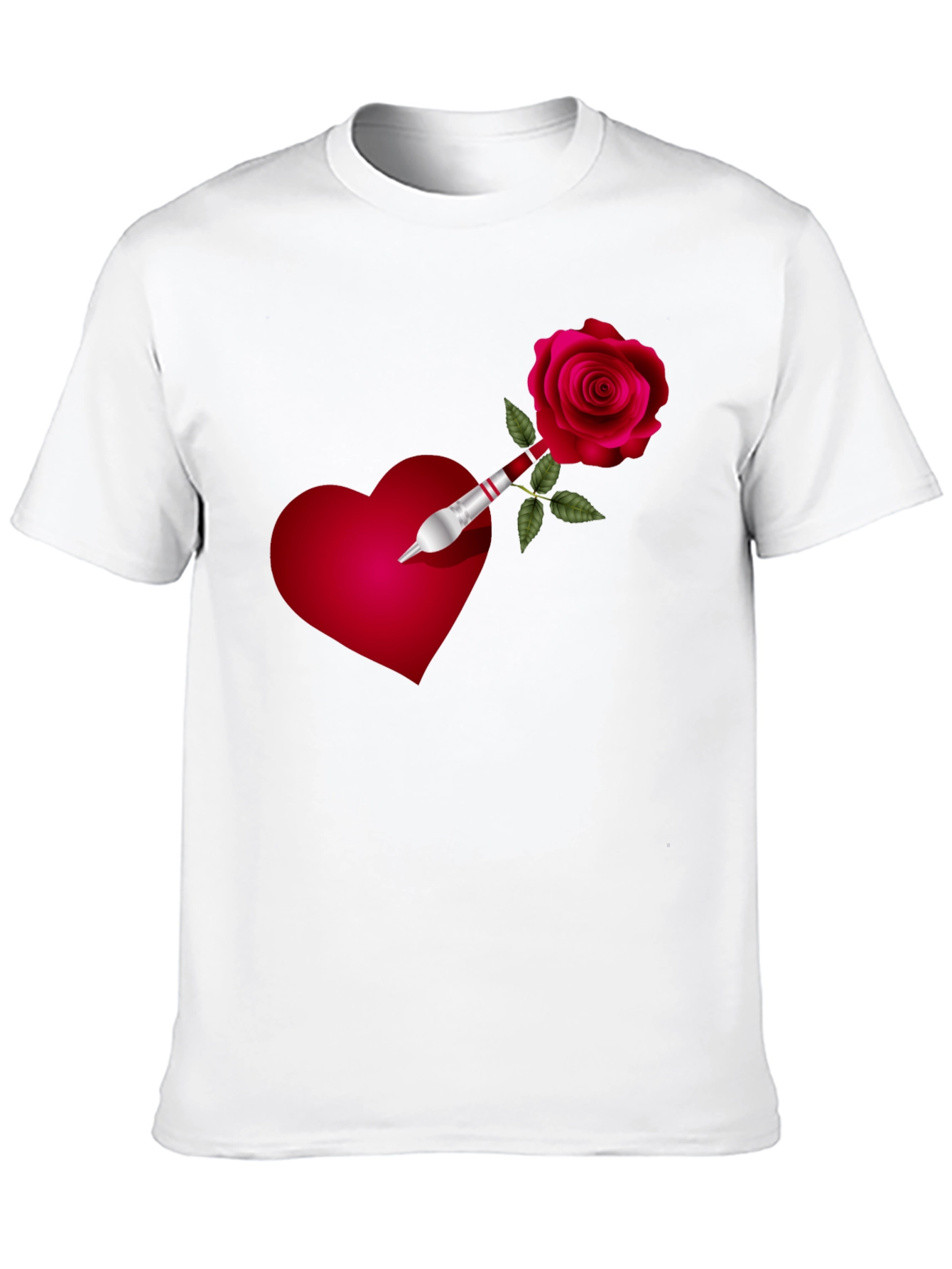 Heart & Rose Dart Graphic Tee