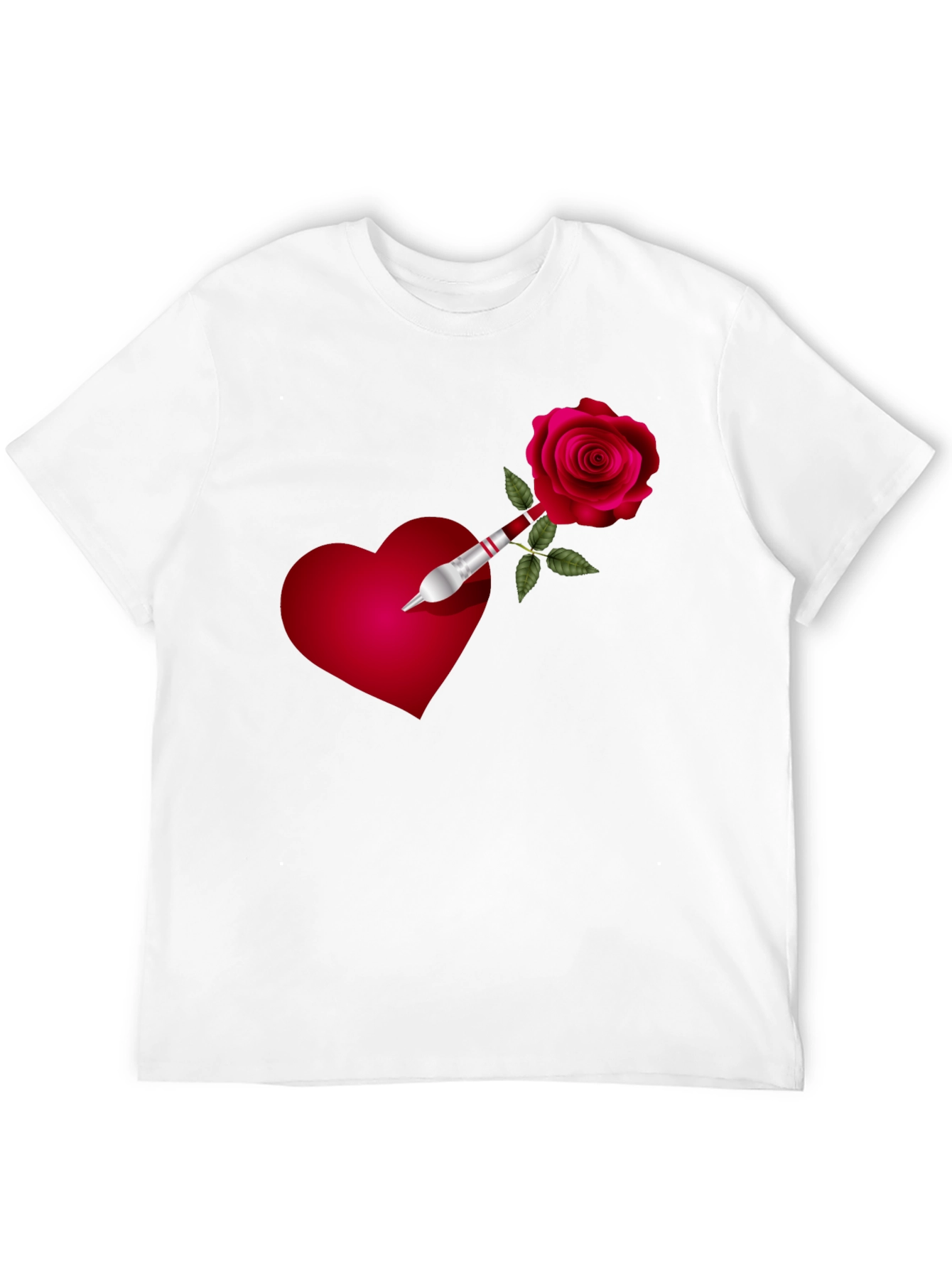 Heart & Rose Dart Graphic Tee