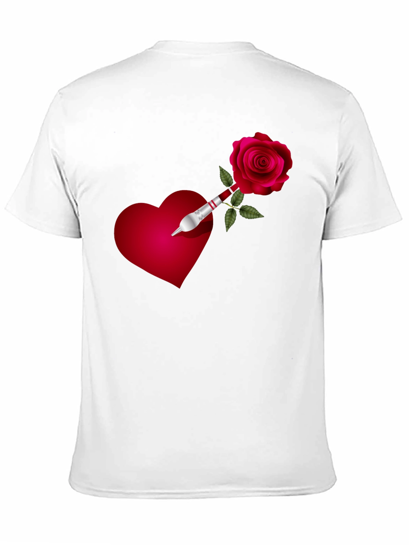 Heart & Rose Dart Graphic Tee