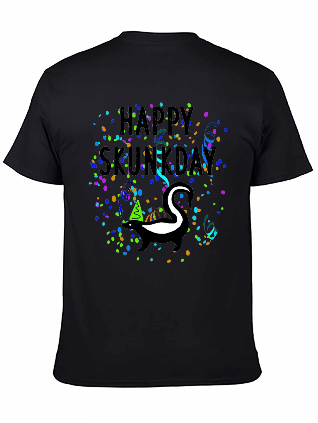 Happy Skunk Day Graphic T-Shirt