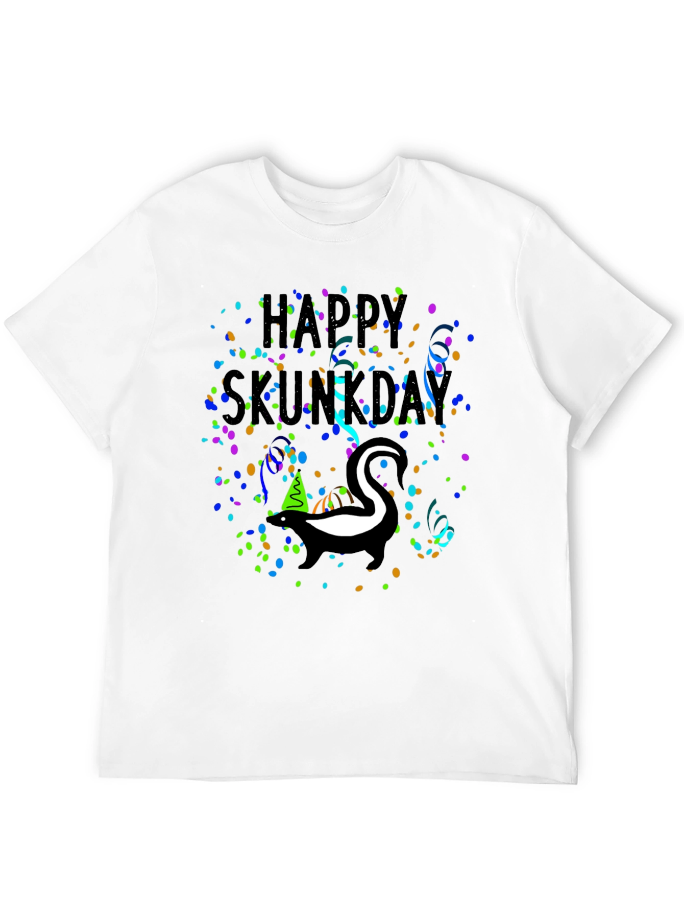 Happy Skunk Day Graphic T-Shirt