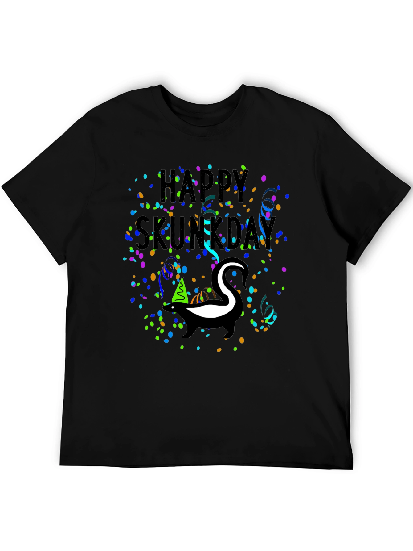 Happy Skunk Day Graphic T-Shirt
