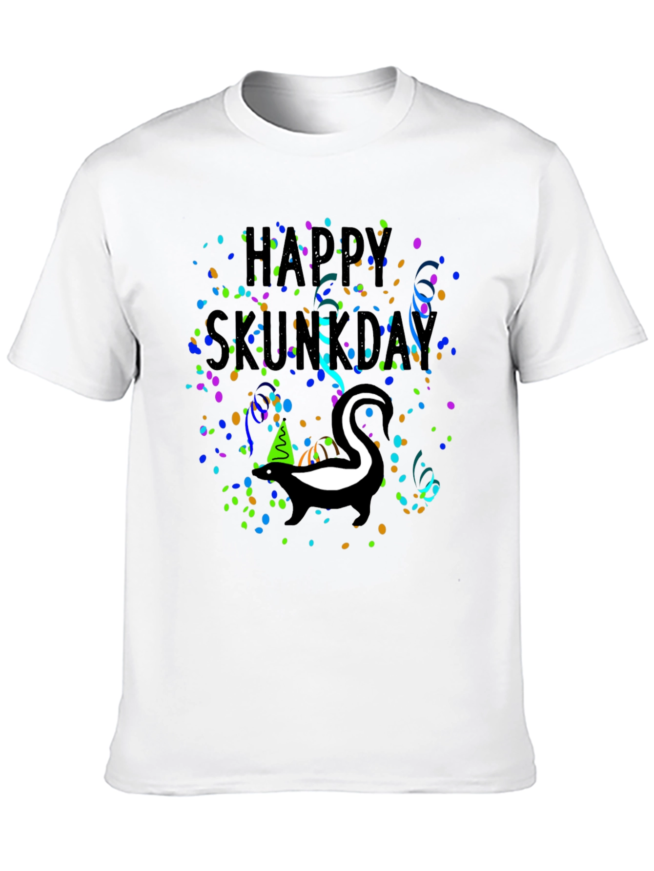 Happy Skunk Day Graphic T-Shirt