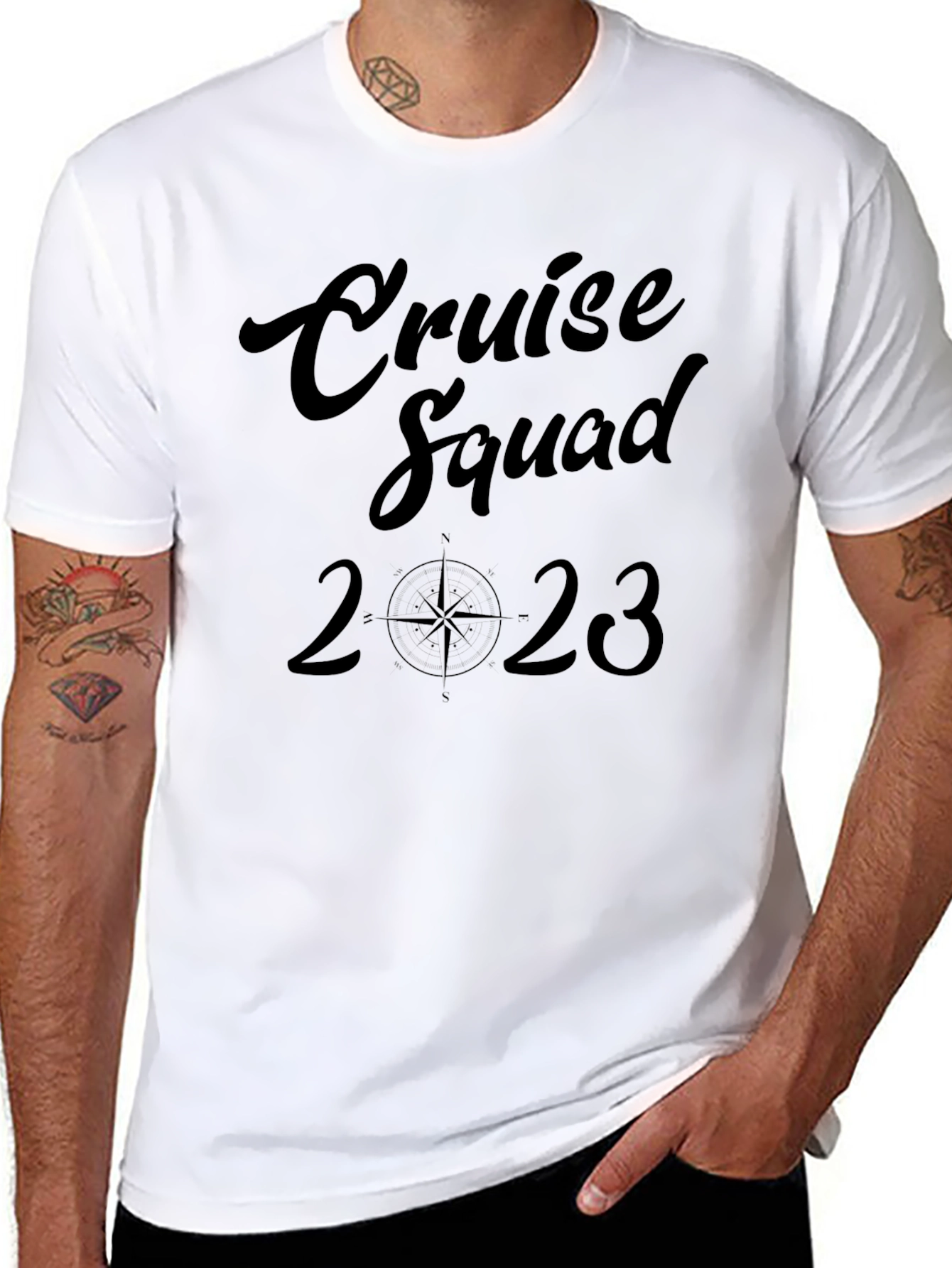 Cruise Squad 2023 Black T-Shirt