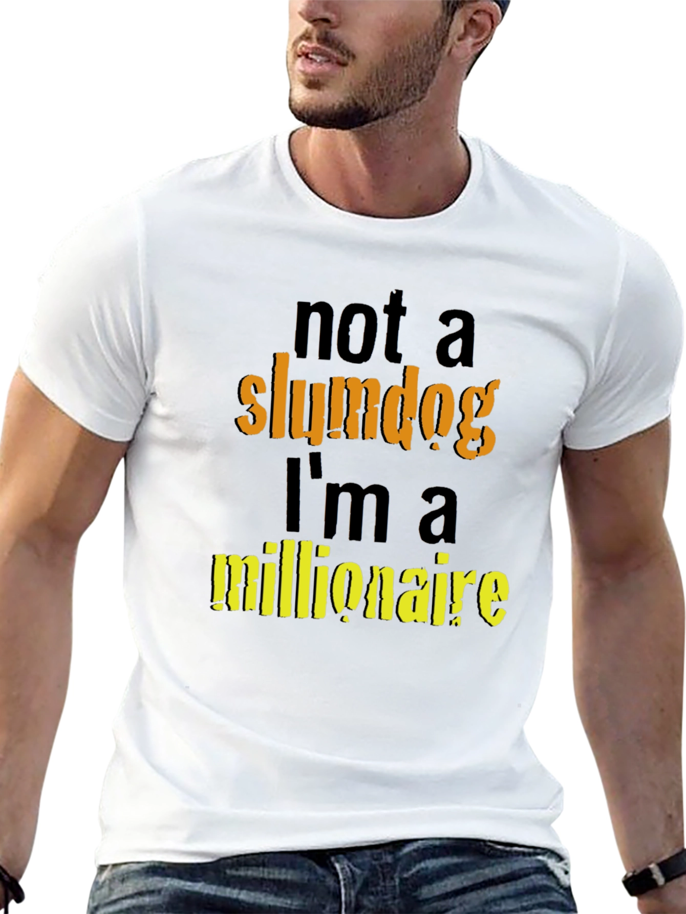 Slumdog Millionaire Graphic Tee - Trendy Casual Wear