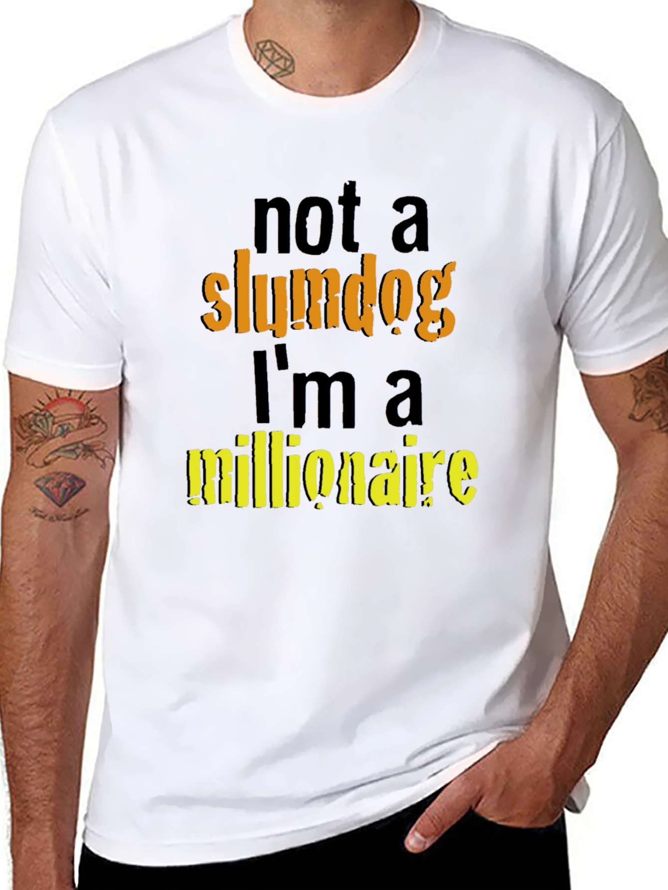Slumdog Millionaire Graphic Tee - Trendy Casual Wear