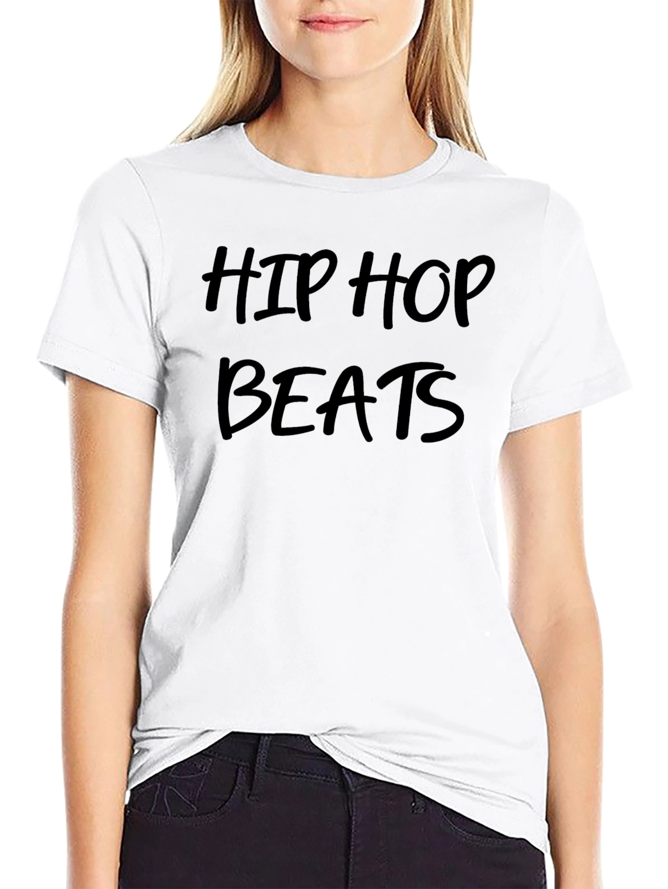 Hip Hop Beats Black T-Shirt