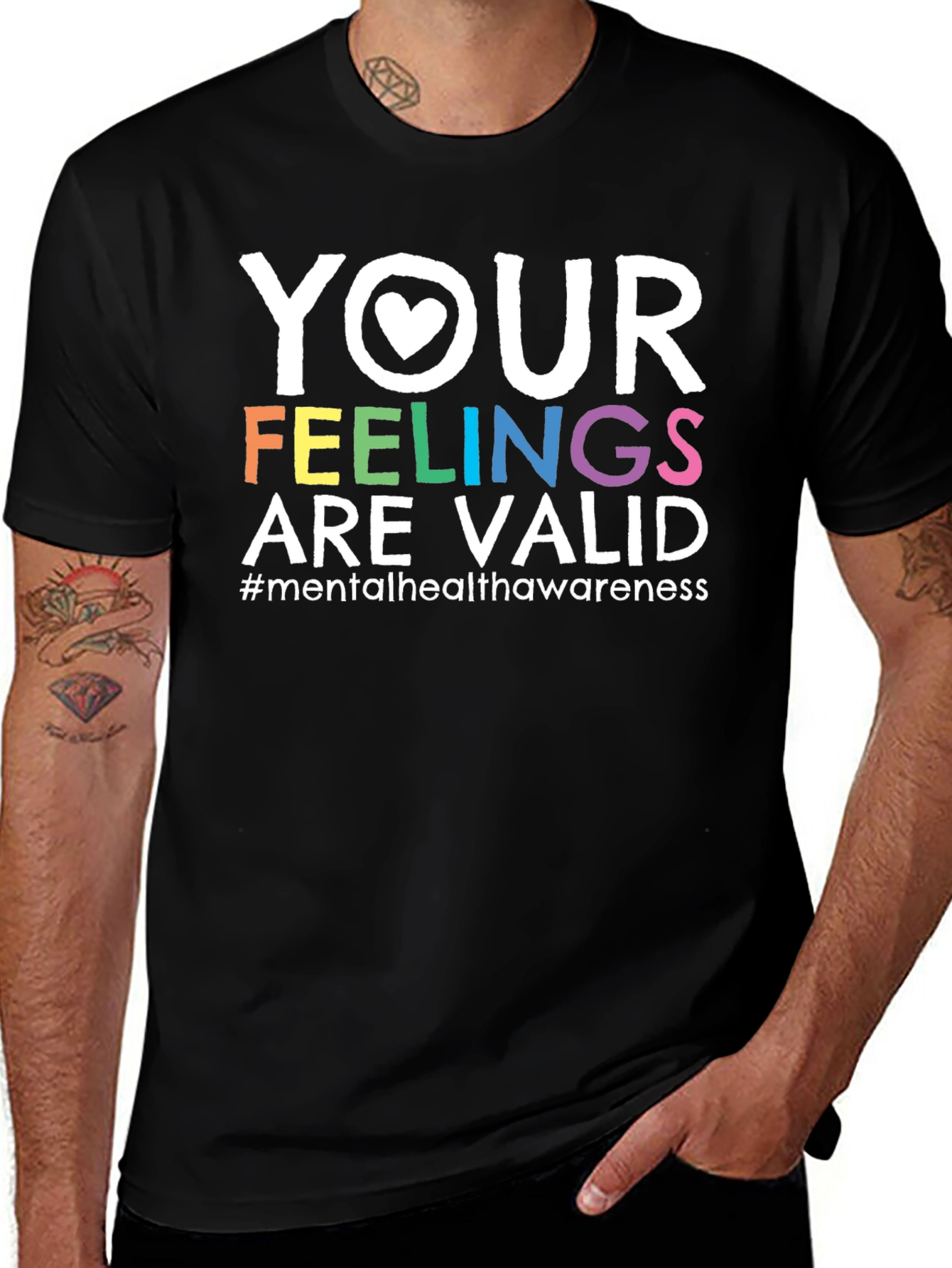 Your Feelings Are Valid Mental Health Awareness T-Shirt