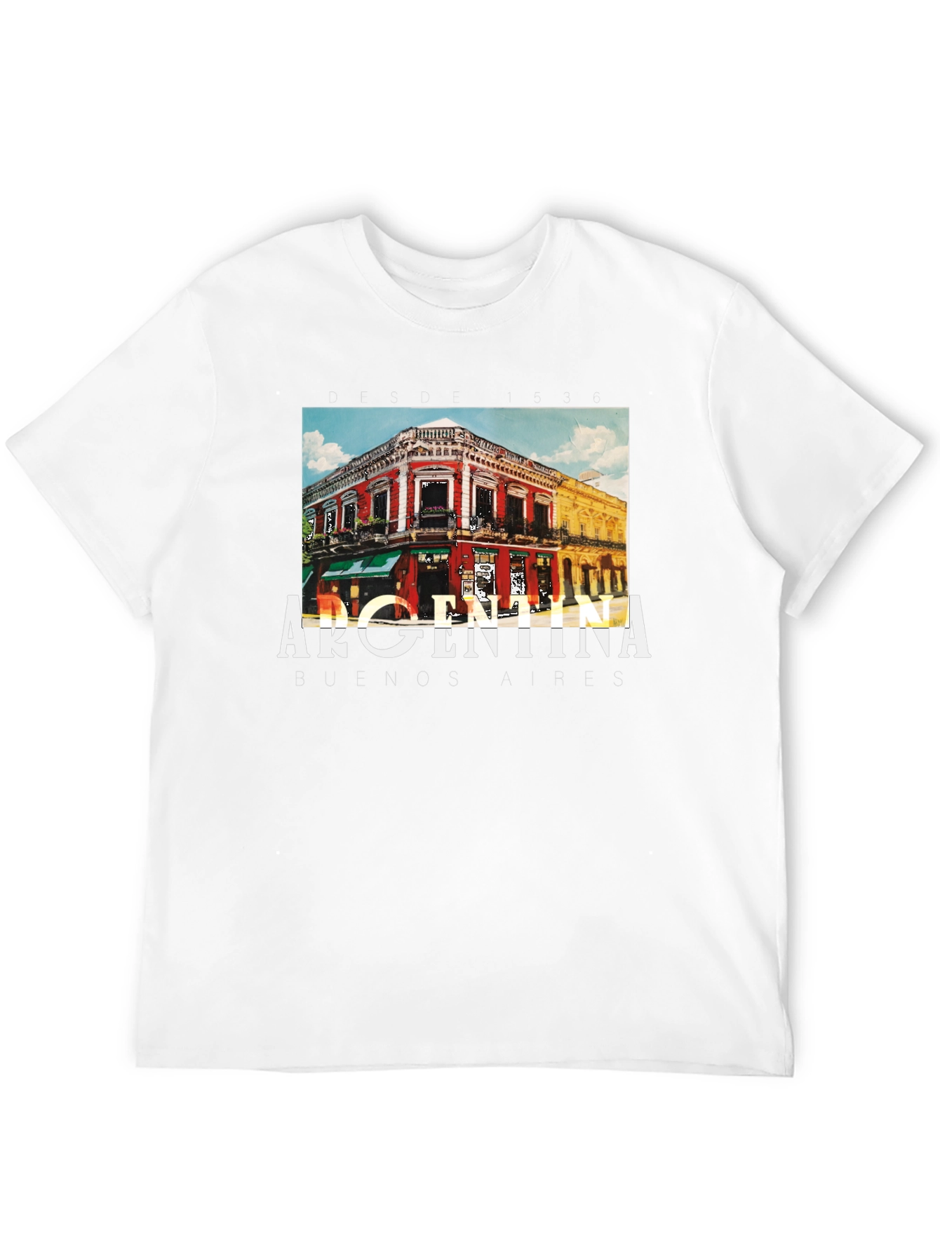 Argentina Buenos Aires Graphic Tee - Black